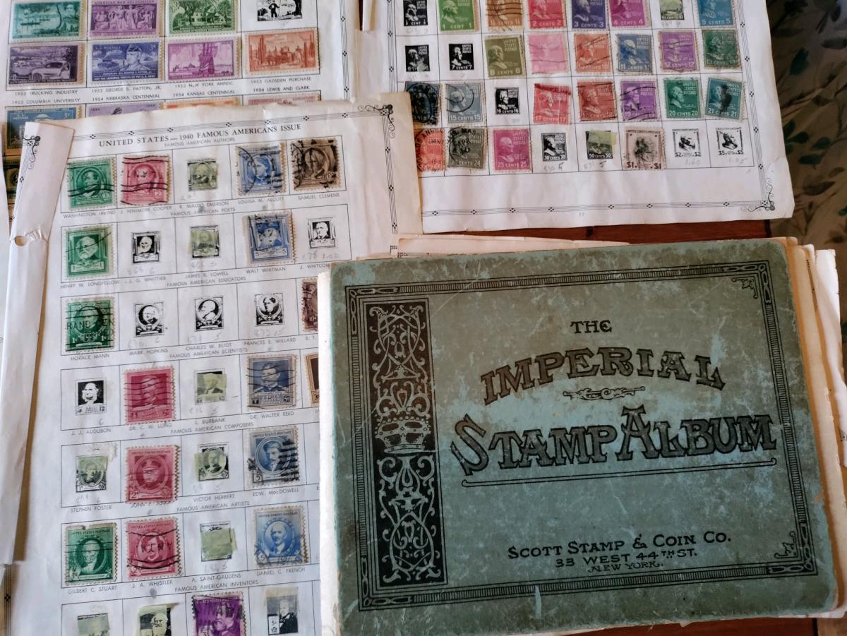late 1800 stamps from all over from old album alot of usa - Alicia, Arkansas - FleaMarketBay