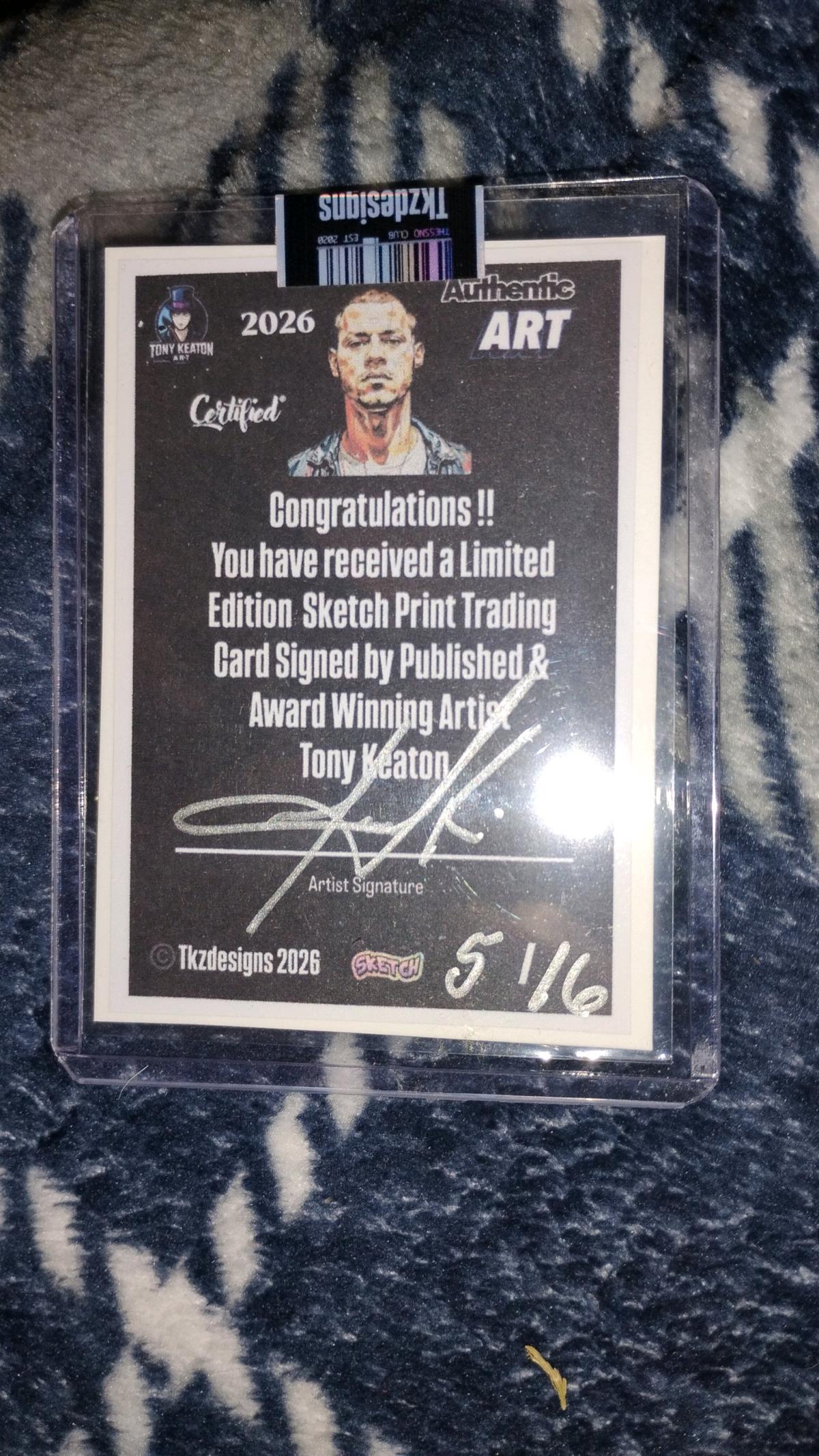 limited edition Ryan Upchurch card - Lexington, North Carolina - FleaMarketBay