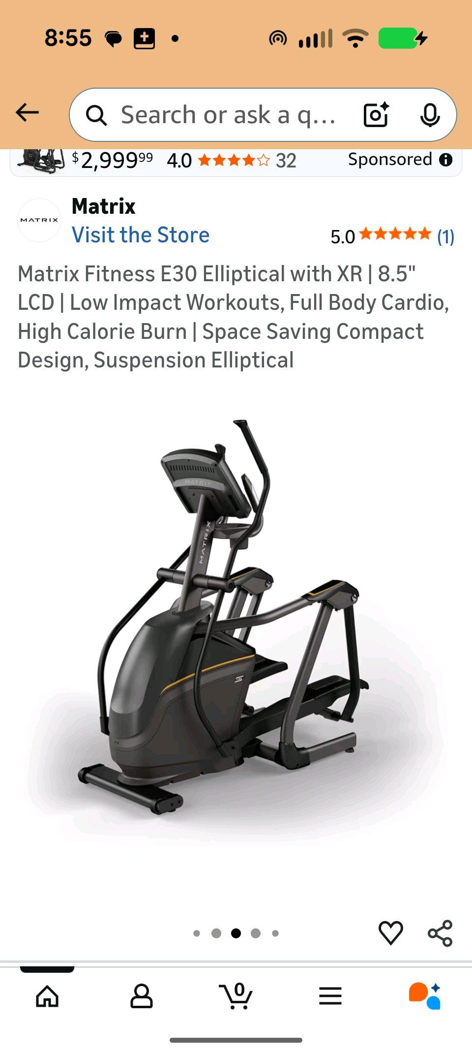 Matrix E30 Elliptical Machine - Katy, Texas - FleaMarketBay