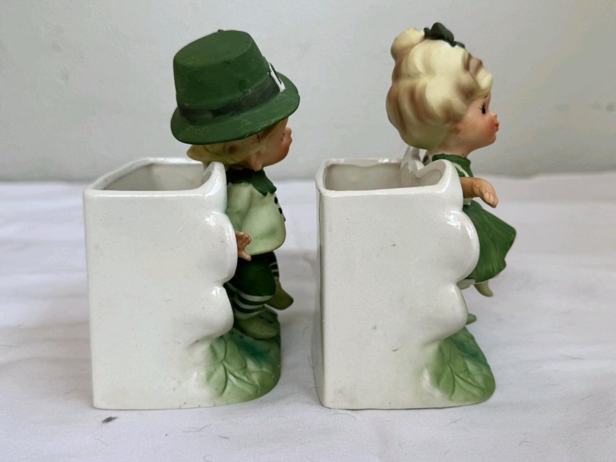 RELPO K1760 Boy  Girl Figurine Set  Made in Japan  300 FIRM - Chicago, Illinois - FleaMarketBay