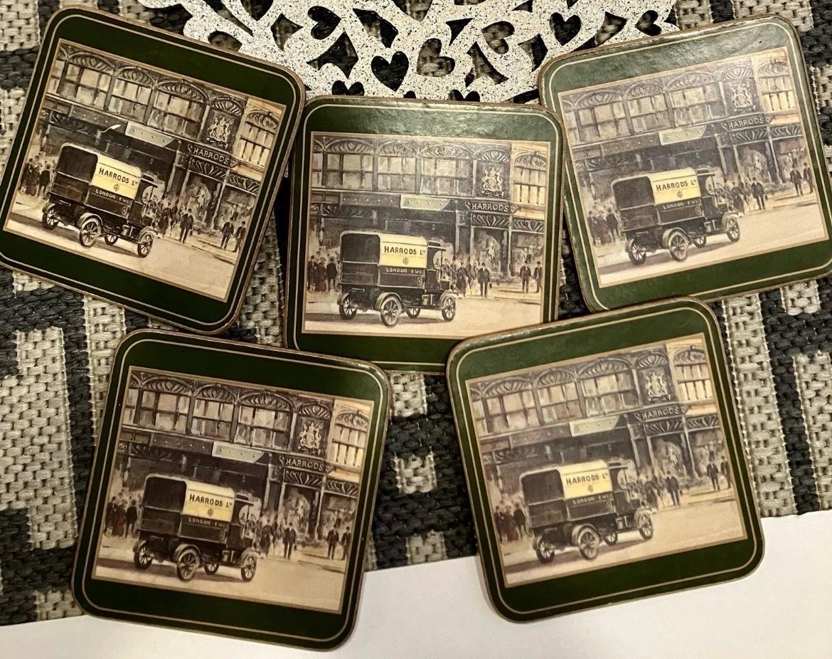 Pimpernel Harrods Knightsbridge London Scenes Cork Coasters