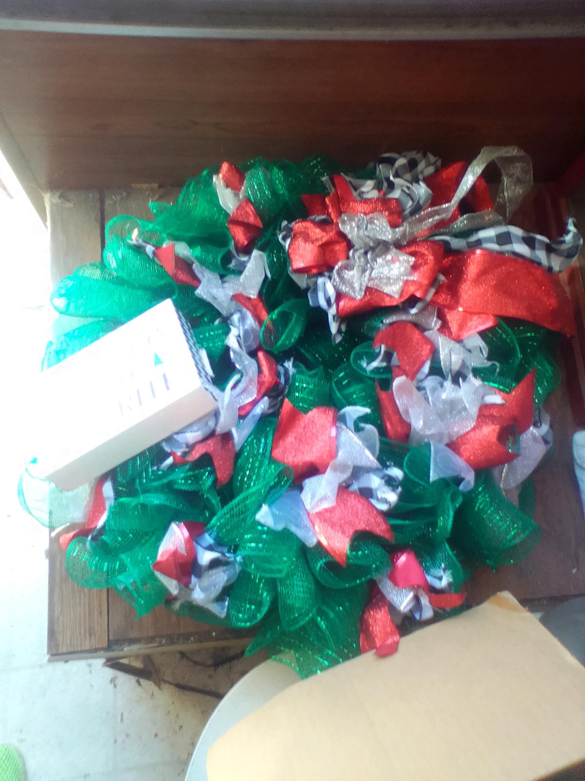 the Easter and Christmas wreaths and the vace - Old Town, Florida - FleaMarketBay