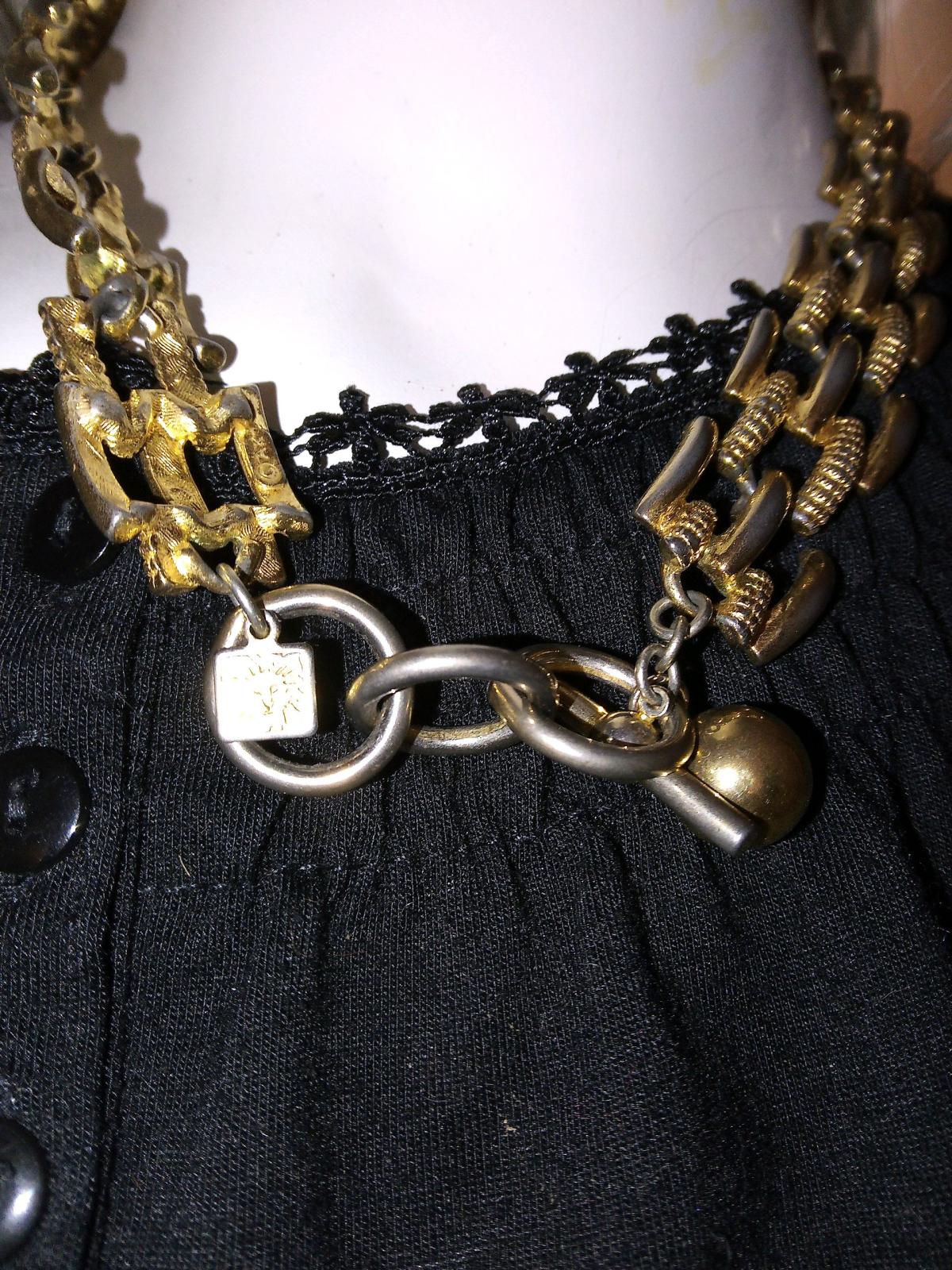 Anne Klein vintage statement necklace - Niles, Ohio - FleaMarketBay