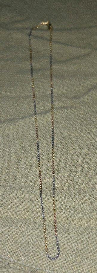 TriTone Sterling Silver Twisted Chain Necklace - Huntsville, Alabama