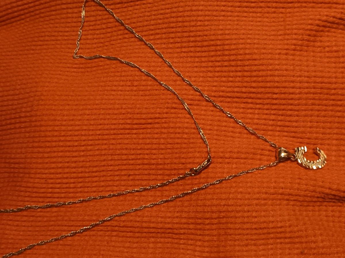 Letter C pendant with necklace - Hayward, California - FleaMarketBay