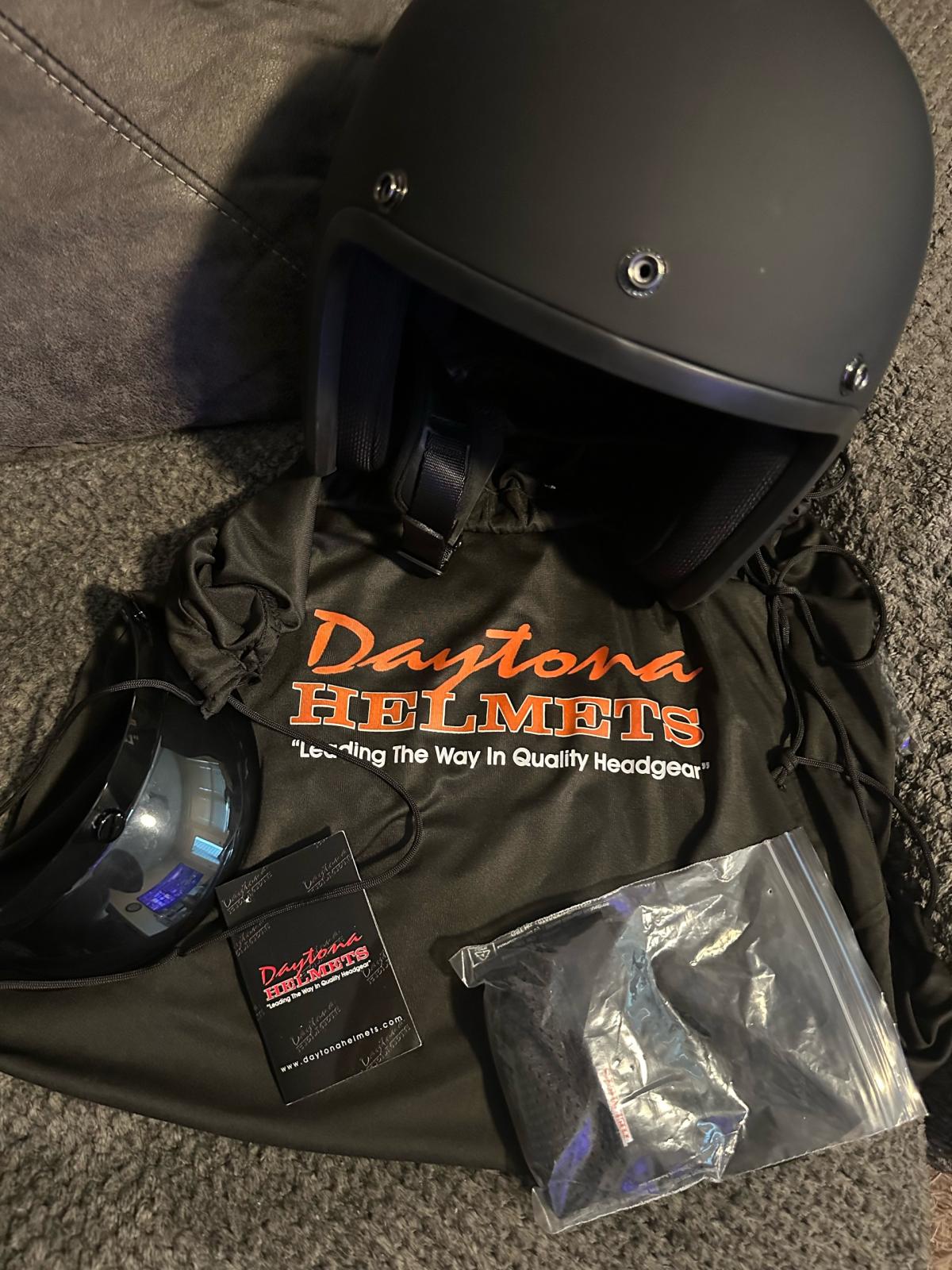 brand new never used Daytona helmet