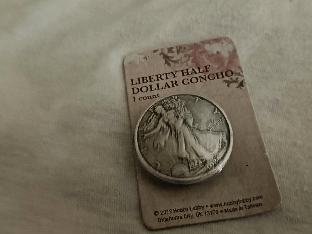 Walking liberty concho