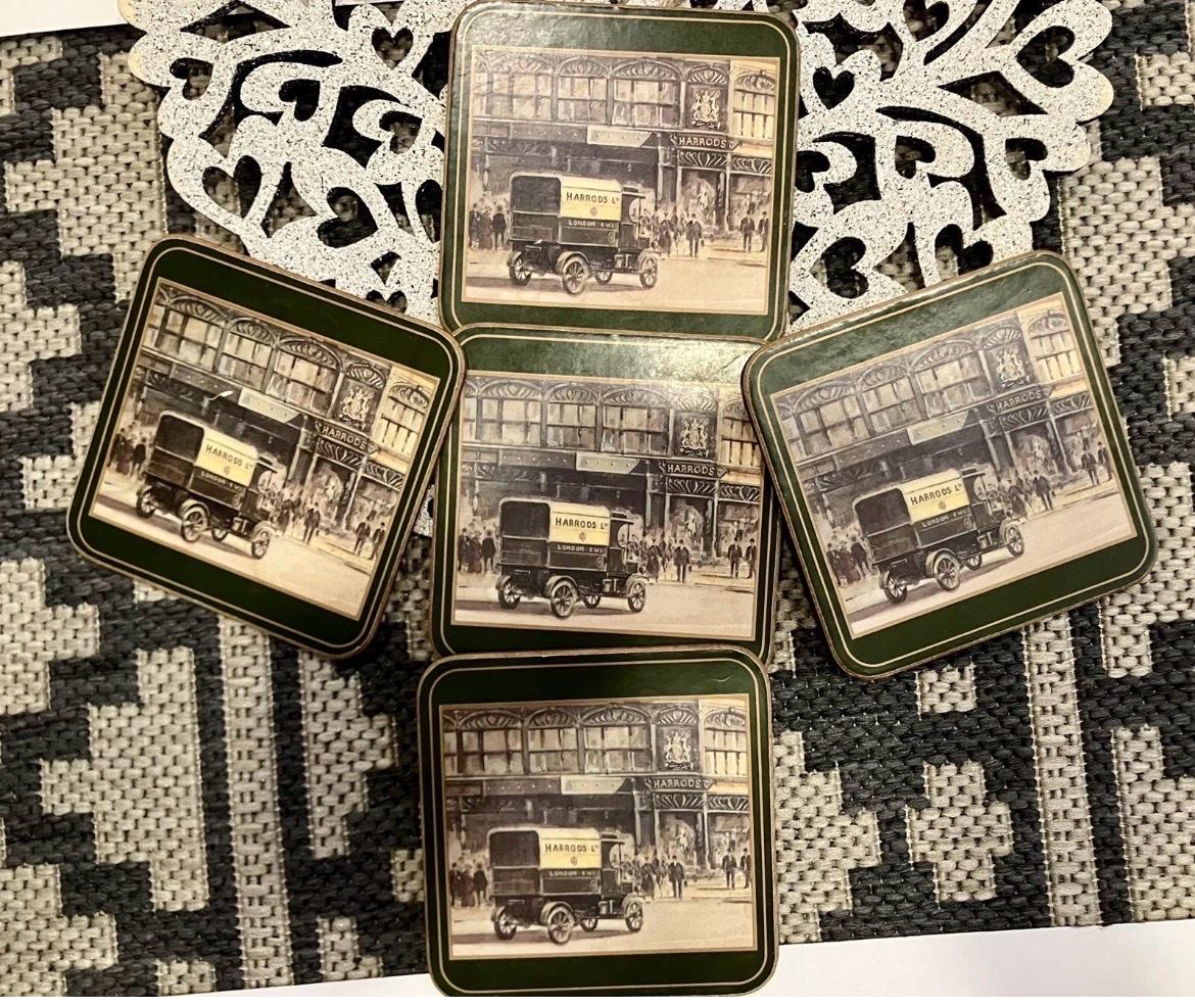Pimpernel Harrods Knightsbridge London Scenes Cork Coasters - Arvada, Colorado - FleaMarketBay