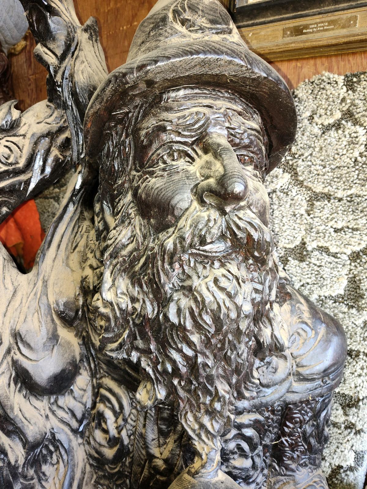 wood statues - Anderson, California - FleaMarketBay