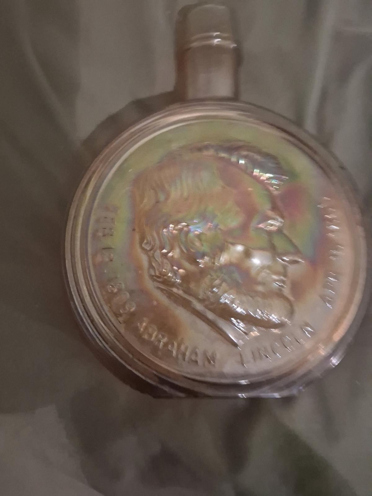 Lincoln liquor decanter