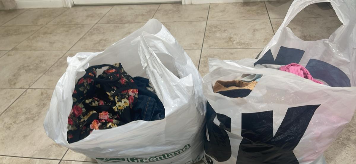 I want to get rid of these bags of clothes for 3 dollars - Reseda, California