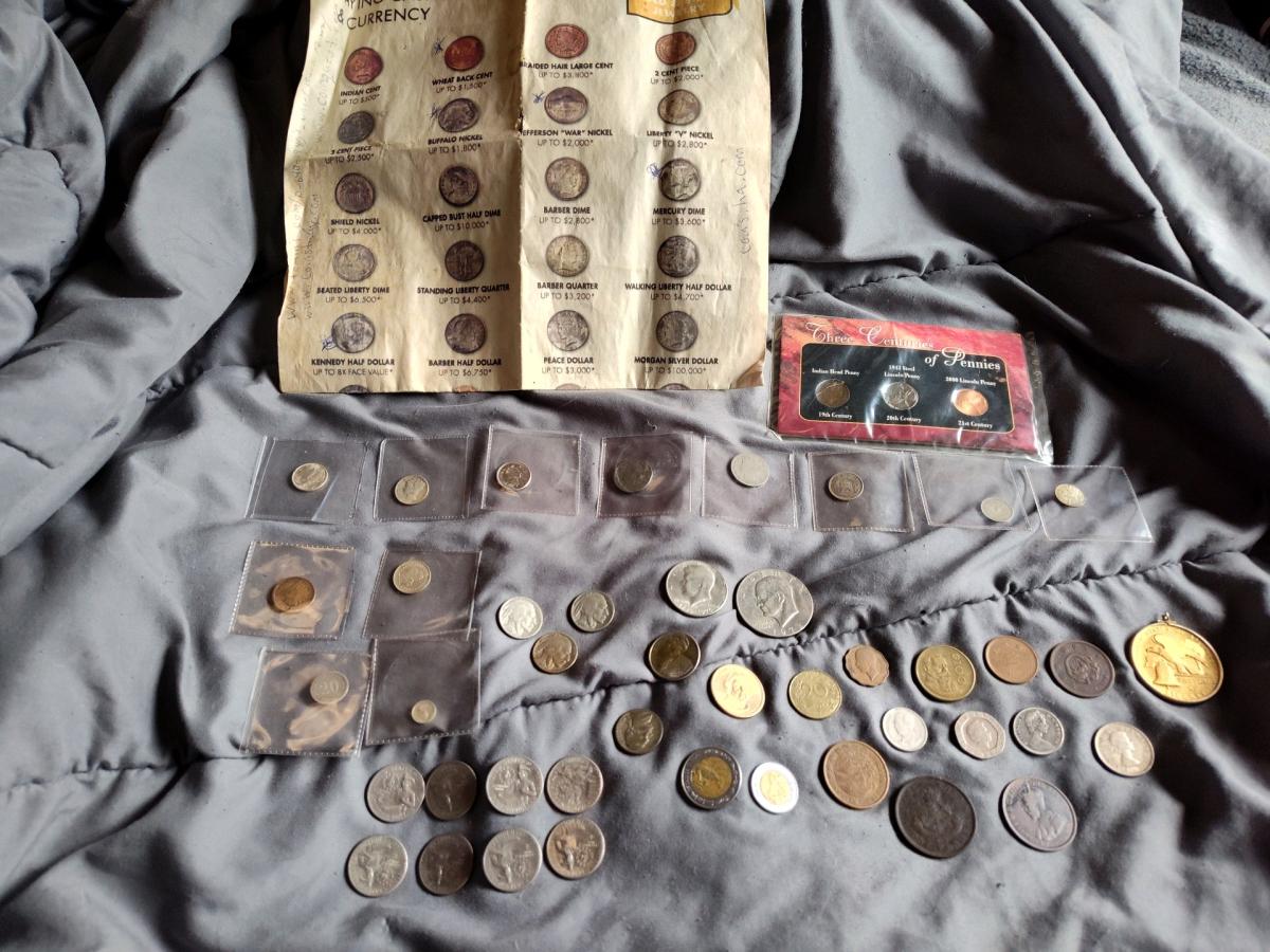coin collection from all around the world - Red Bluff, California