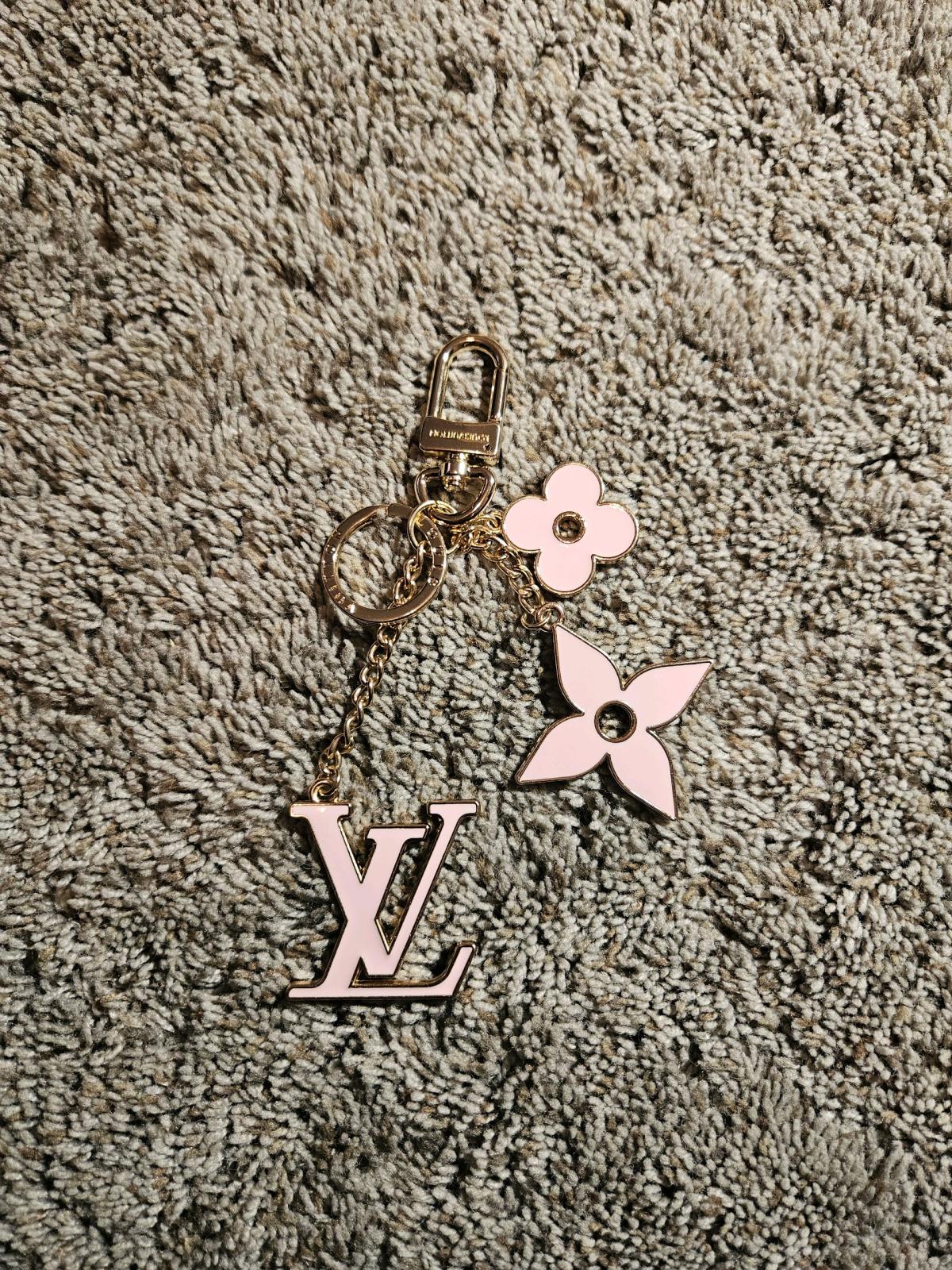 Louis Vuitton Pink Gold Keychain Charms