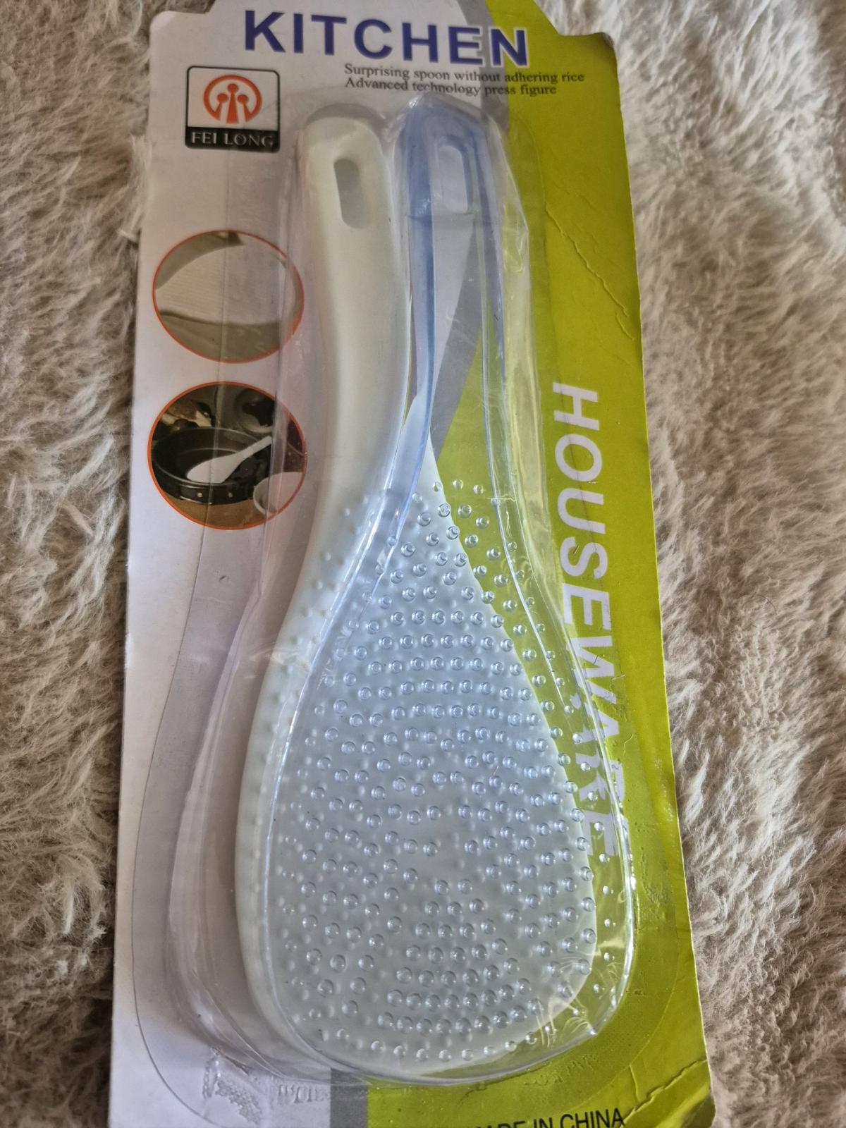 White Rice Paddle Spoon  NonStick Textured Rice Server - Lakewood, California - FleaMarketBay