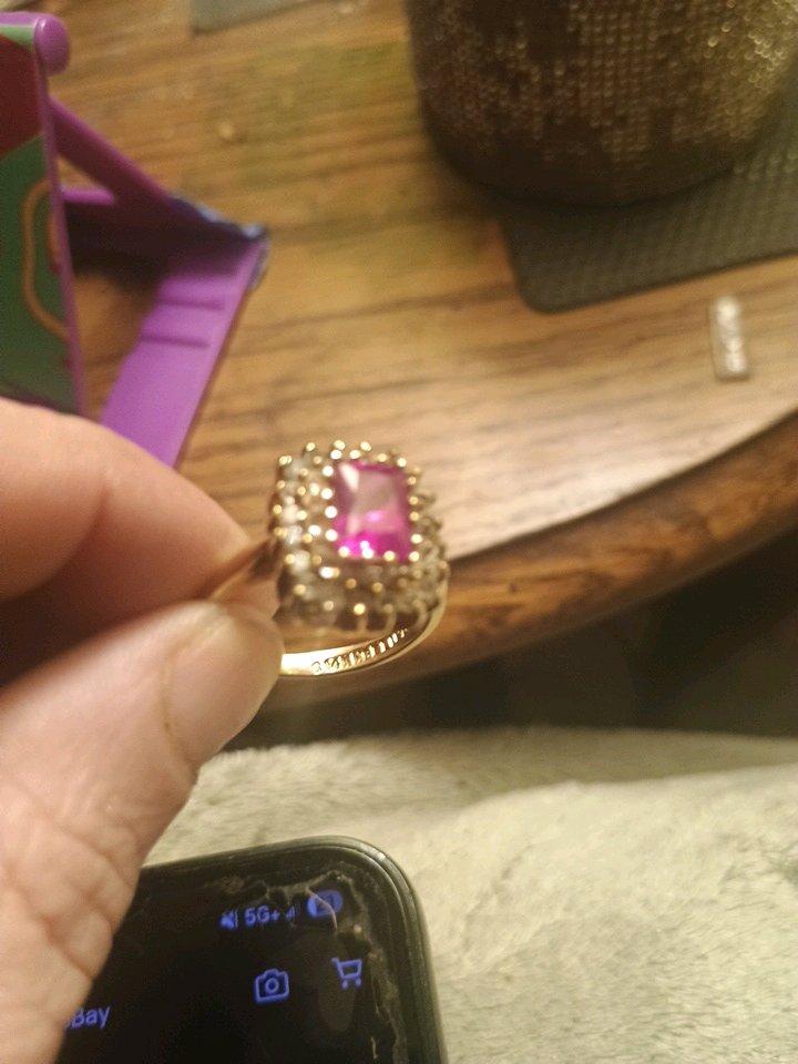 size 11 ruby and diamond s14k hge lind - Moundsville, West Virginia - FleaMarketBay