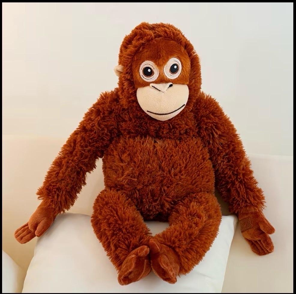 Plush Orangutan Brown Ikea Like Plush 26in  NWOT - Arvada, Colorado - FleaMarketBay