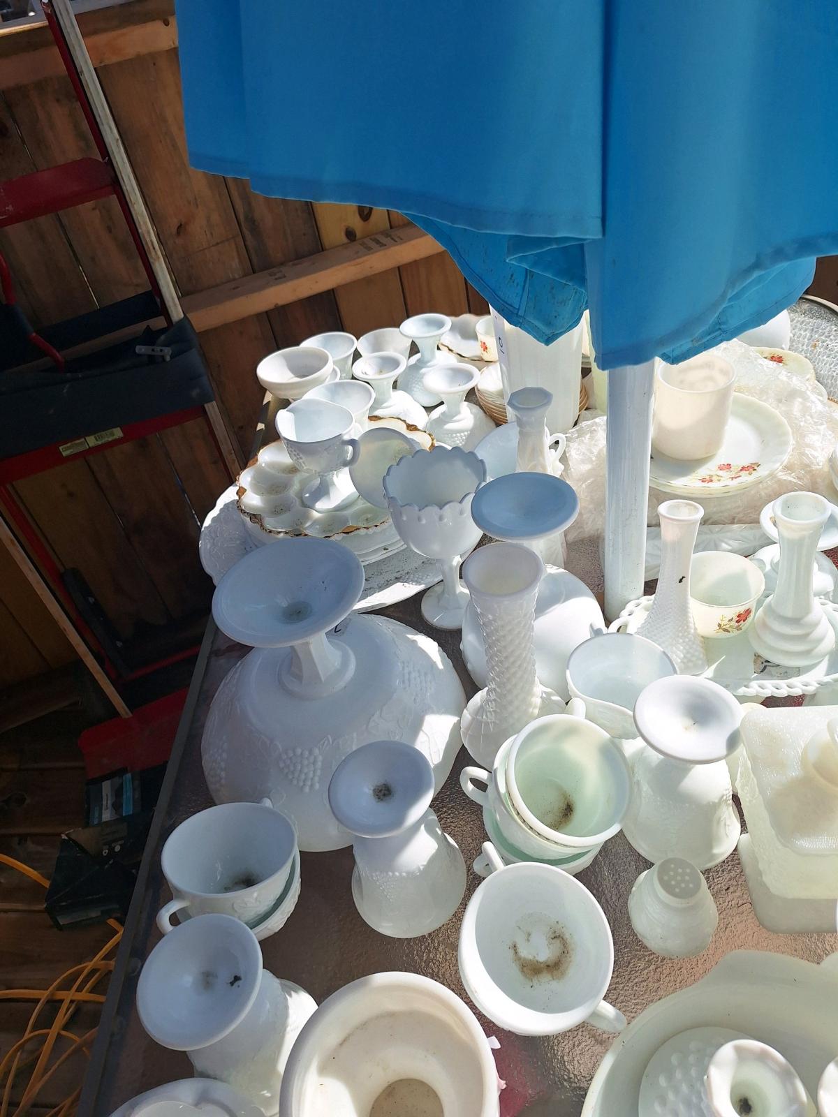 milk glass sale all or a few - Chester, South Carolina - FleaMarketBay