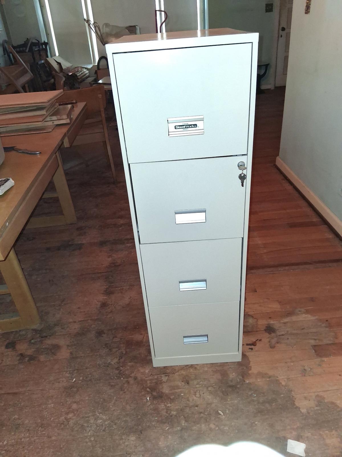 Steelworks Vertical Metal file Cabinet