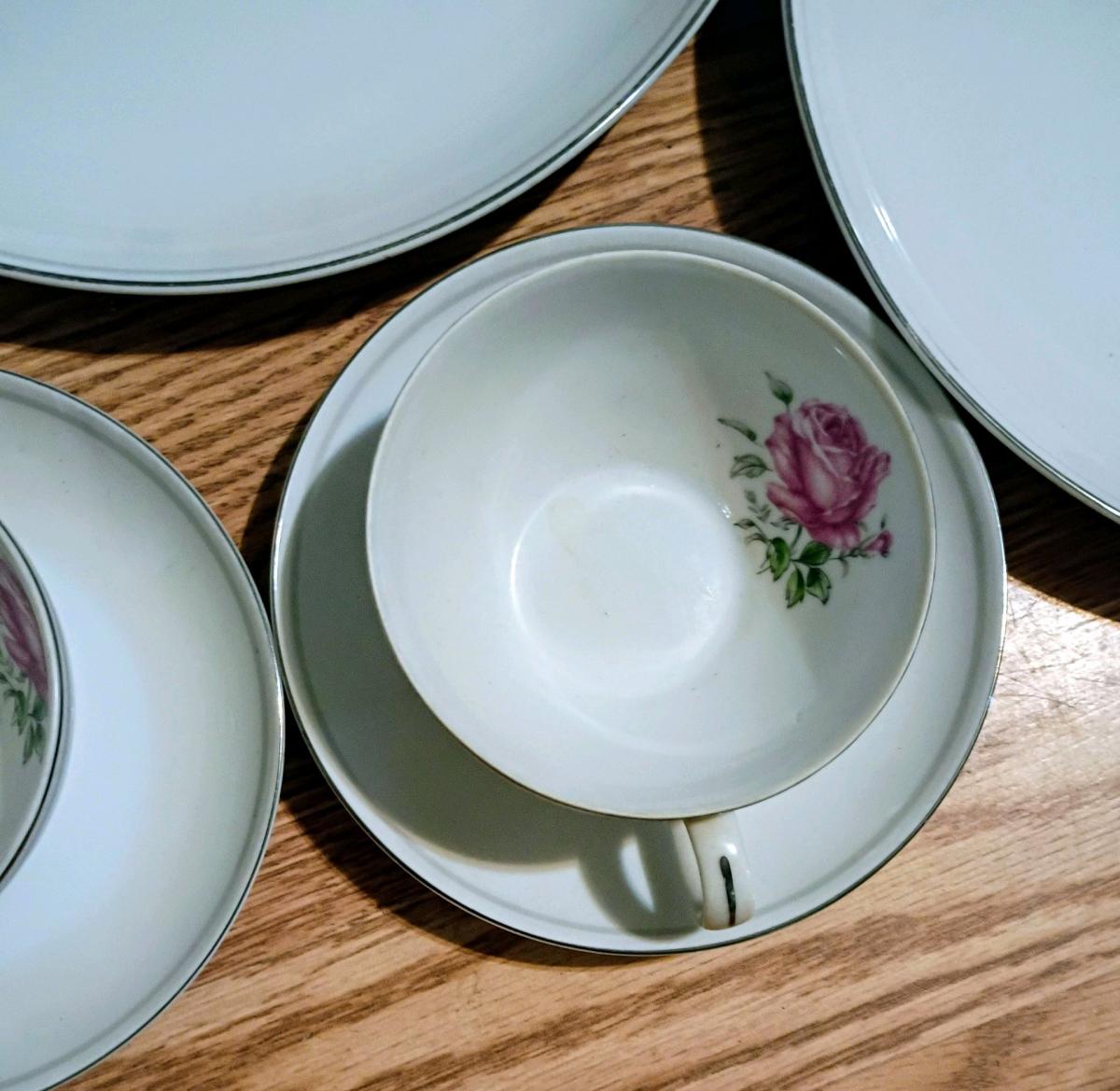vintage imperial rose china set of30 - Elberton, Georgia - FleaMarketBay