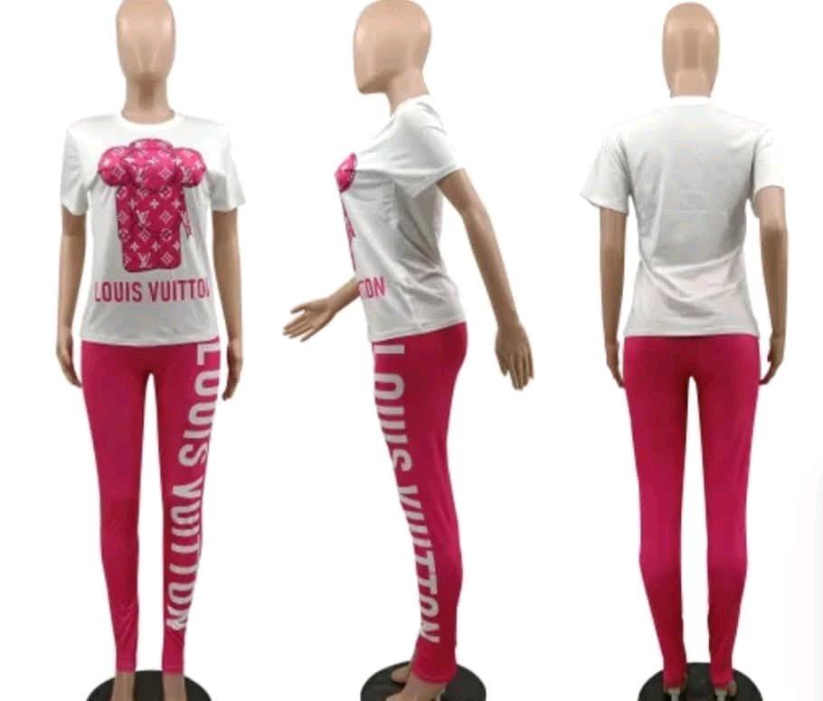 Color Pink  Womens Twopiece set - Bowie, Maryland - FleaMarketBay