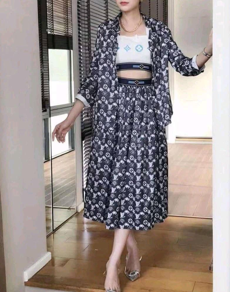 Threepiece set Womens Skirt set