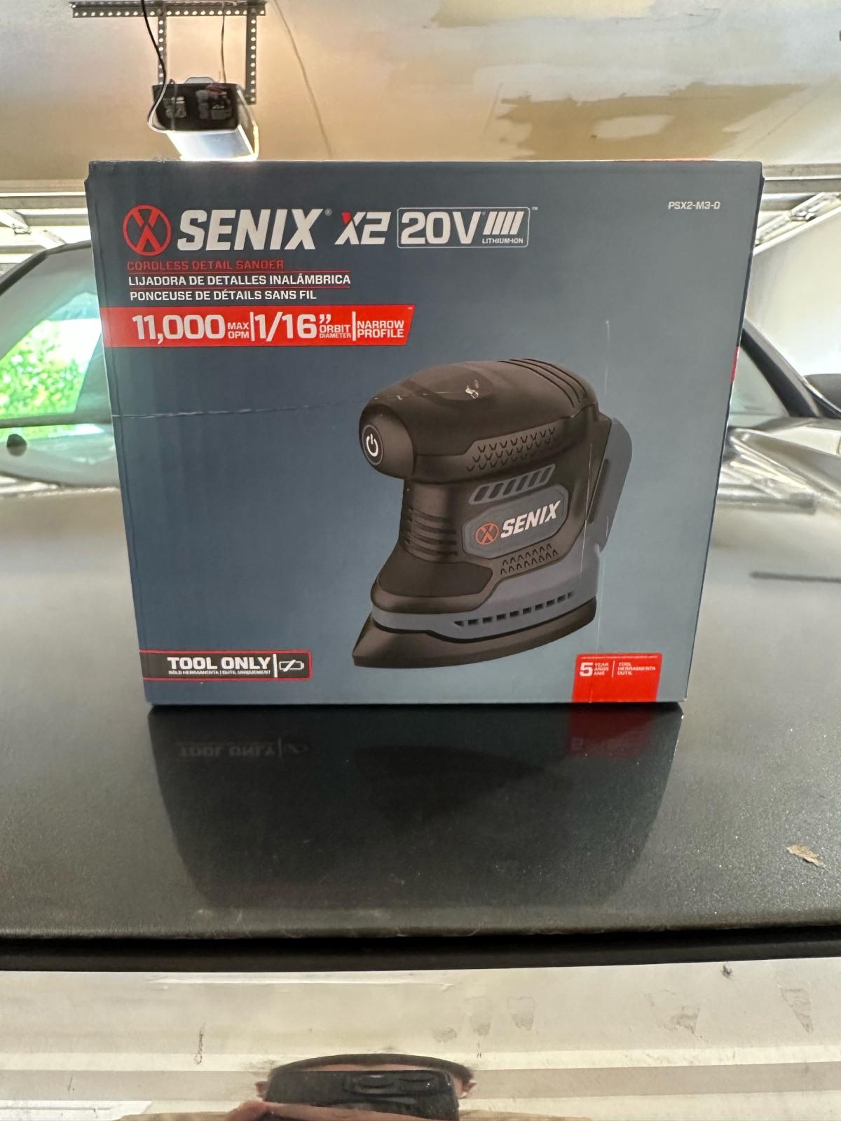 Senix sander cordless tool only Brand New