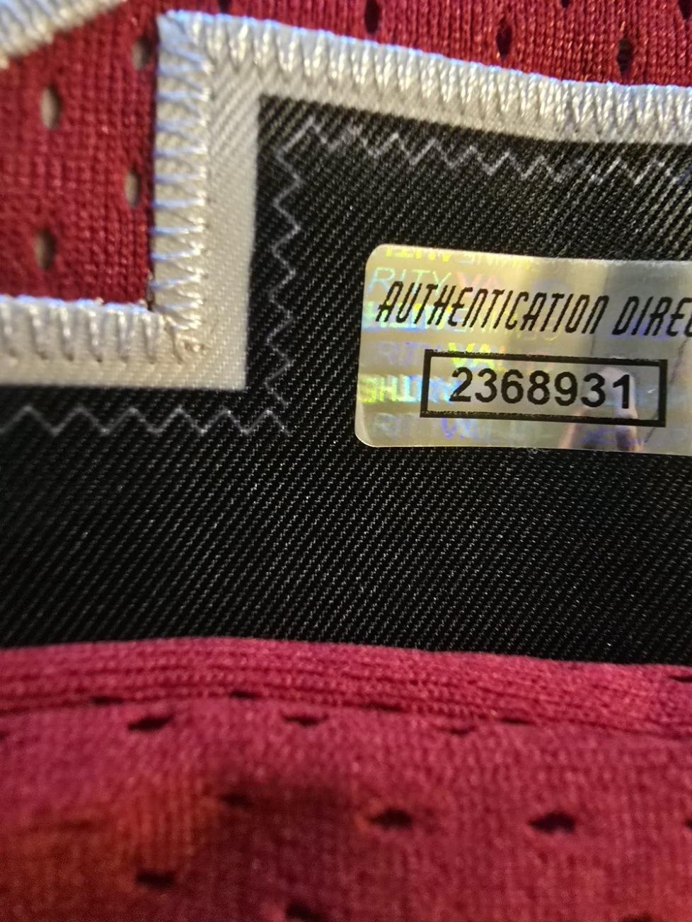 Michael Jordan #23 Chicago Bulls SIGNED HOME RED 1997'-1998' NBA FINAL'S MICHELLE & NESS HARDWOOD CLASSICS AUTHENTICJERSEY - Michigan City, Indiana - FleaMarketBay