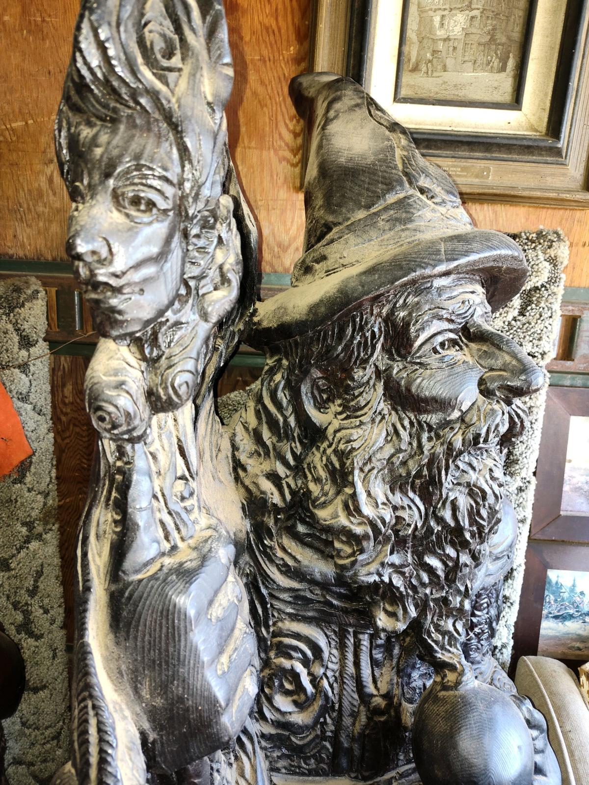 wood statues - Anderson, California - FleaMarketBay