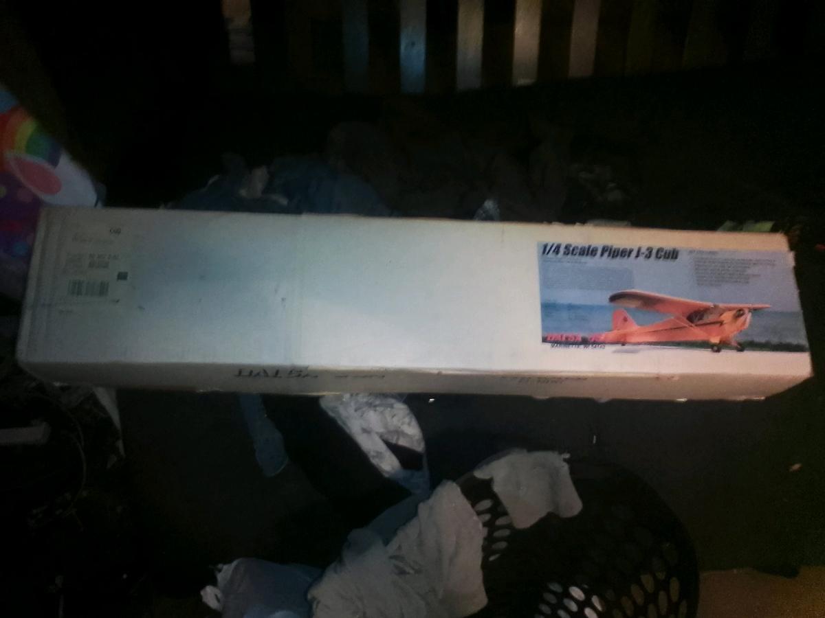 balsa USA quarter scale Piper j3 Cub model aircraft - Tipton, Missouri - FleaMarketBay