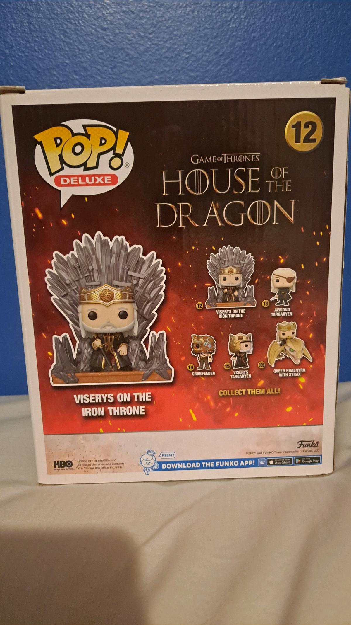 Funko Pop House of the Dragon Viserys on Iron Throne - Winter Park, Florida - FleaMarketBay