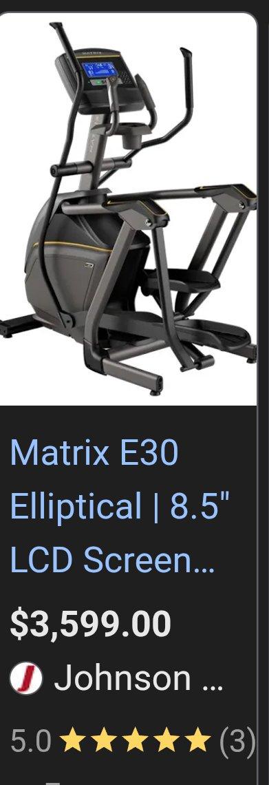 Matrix E30 Elliptical Machine - Katy, Texas - FleaMarketBay