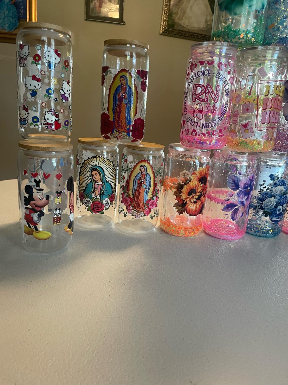 vasos de vidrio y vasos de plstico - Franklin, North Carolina - FleaMarketBay