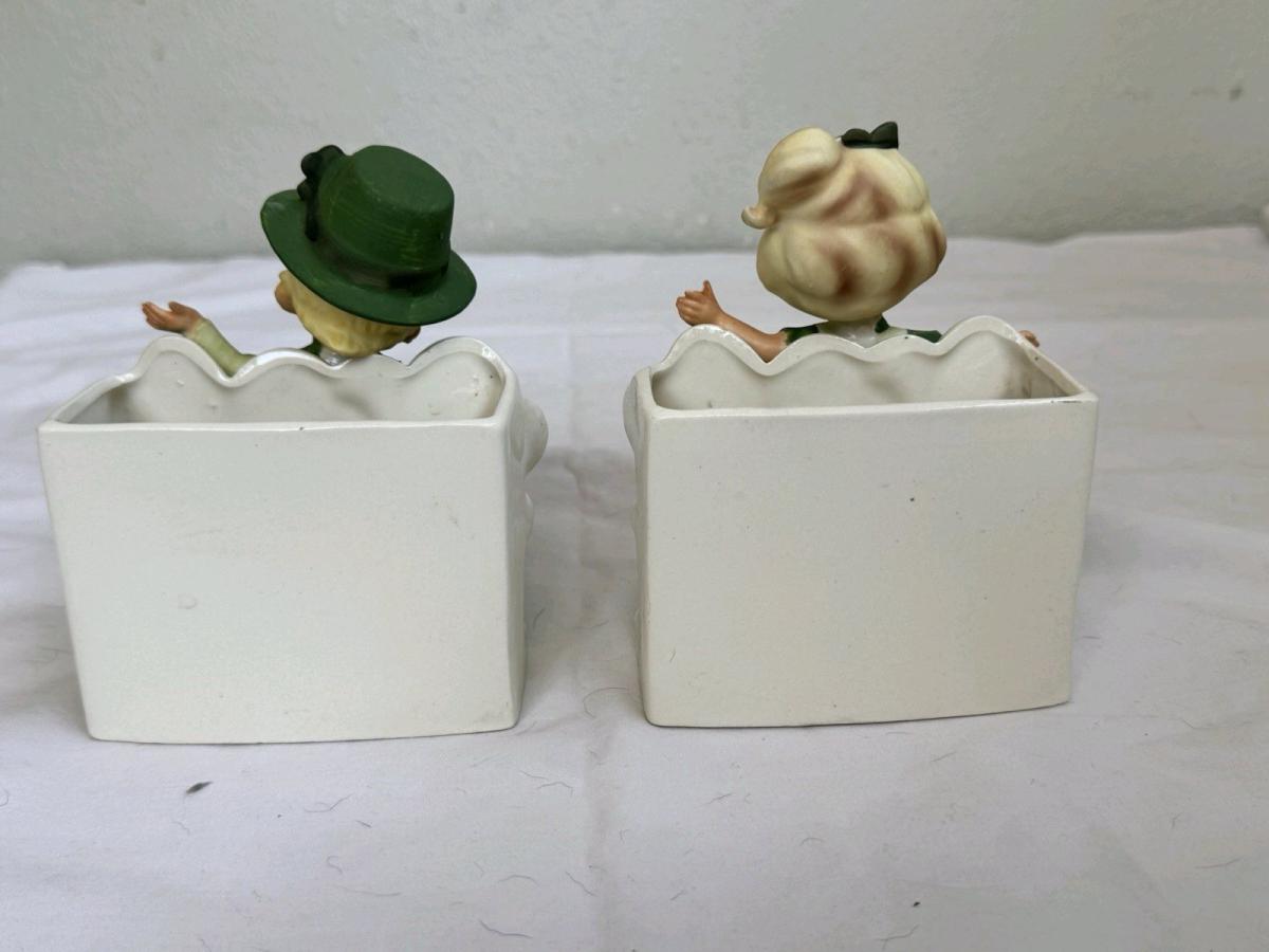 RELPO K1760 Boy  Girl Figurine Set  Made in Japan  300 FIRM - Chicago, Illinois - FleaMarketBay