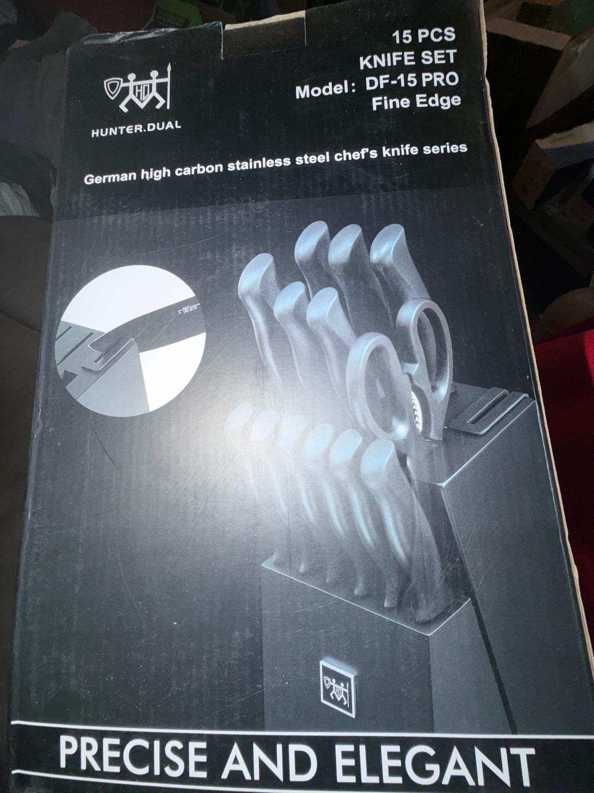 New 15 piece knife set - Adams, New York - FleaMarketBay