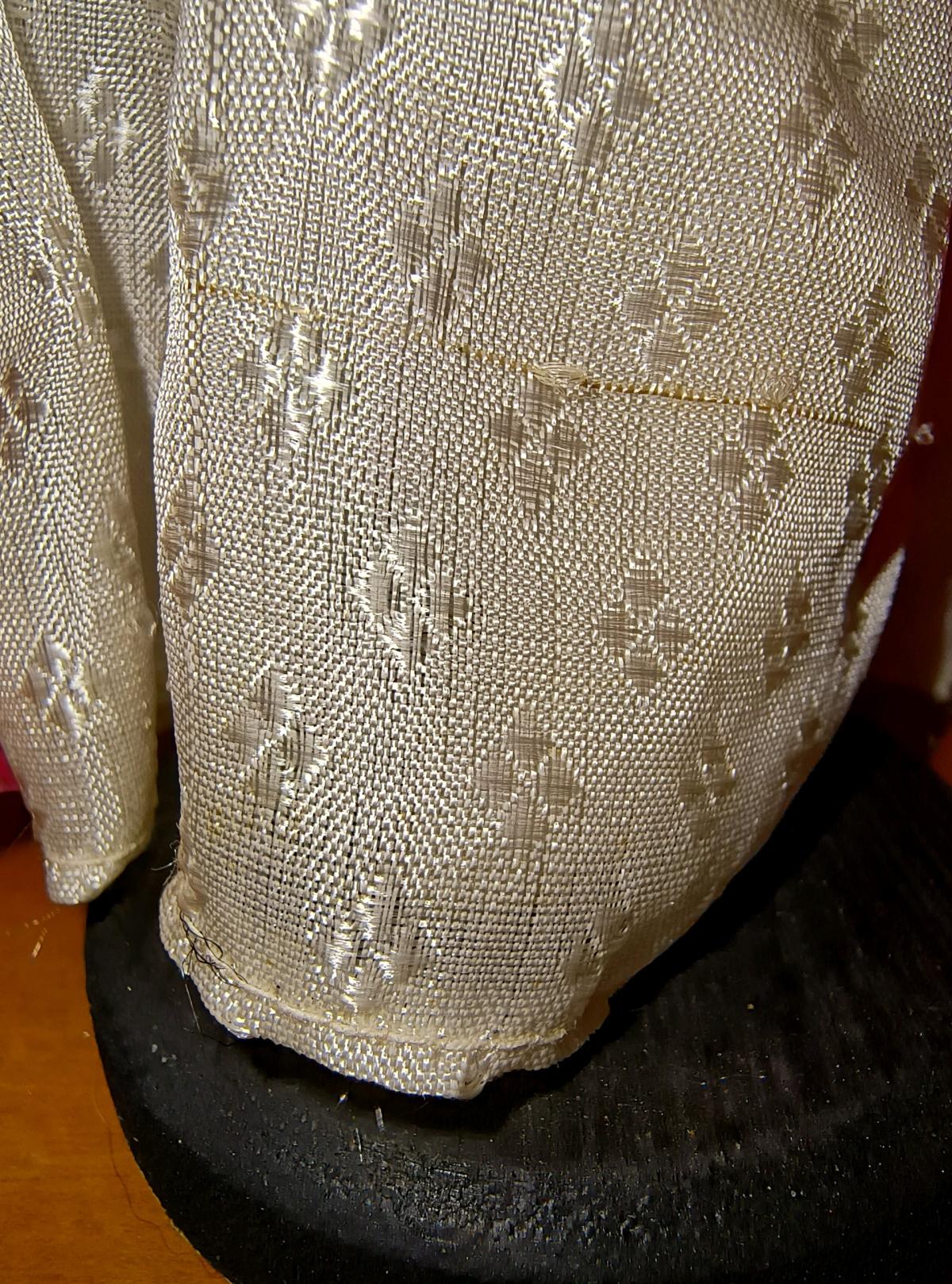 Vintage Korean Souvenir Doll with Known Provenance Silk Dres - Jackson Springs, North Carolina - FleaMarketBay