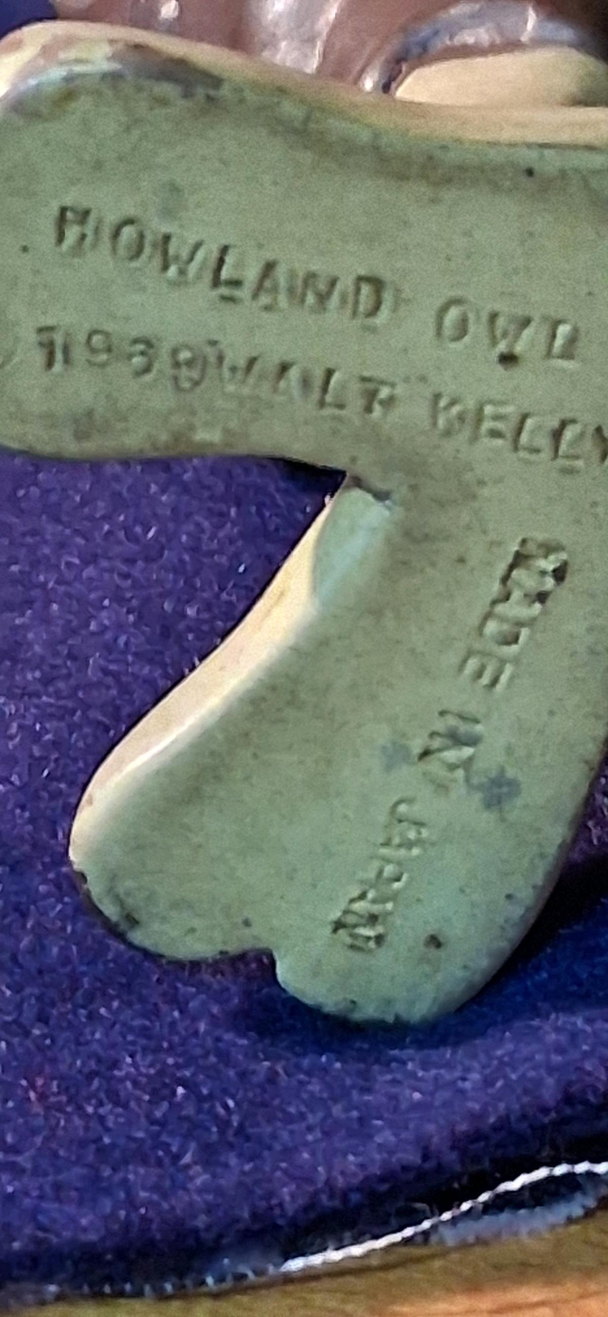 Vintage 1969 Howland Owl Figurine from Pogo Comic Strip - Marshfield, Wisconsin - FleaMarketBay