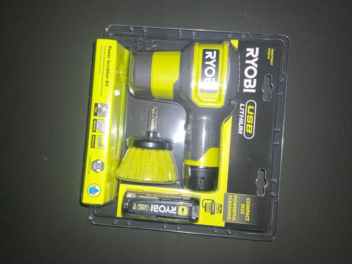 New Ryobi USB Lithium Power Scrubber Kit - Seattle, Washington - FleaMarketBay