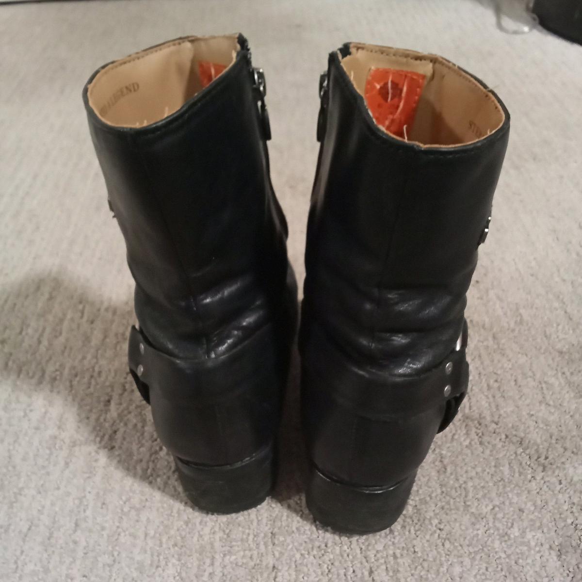 Womens 65 Y2K Used VTG Harley Davidson Moto Boots - Colorado Springs, Colorado - FleaMarketBay
