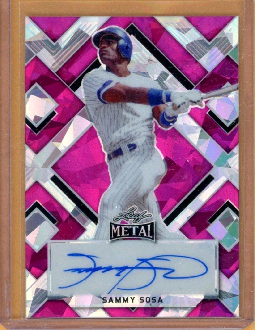 sammy sosa autographed card - Pen Argyl, Pennsylvania