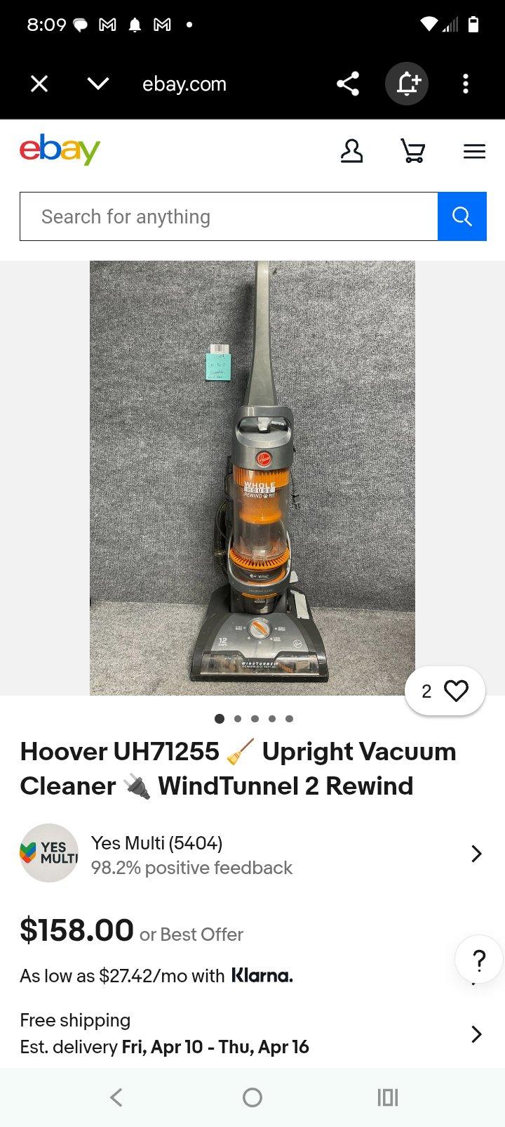 Hoover vacuum - Bend, Oregon - FleaMarketBay