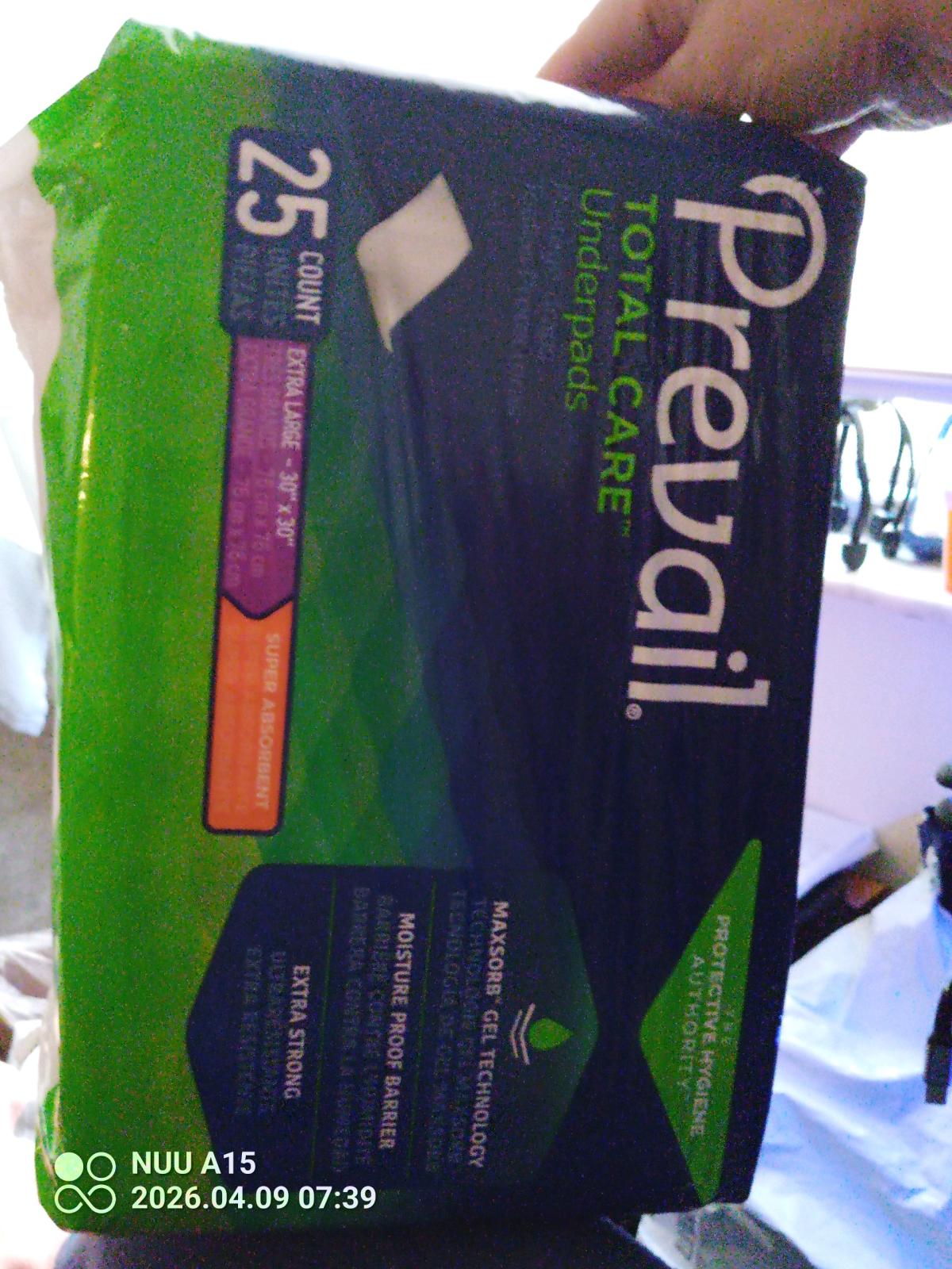 Prevail Total Care Under Pads For Man - Fort Myers, Florida - FleaMarketBay