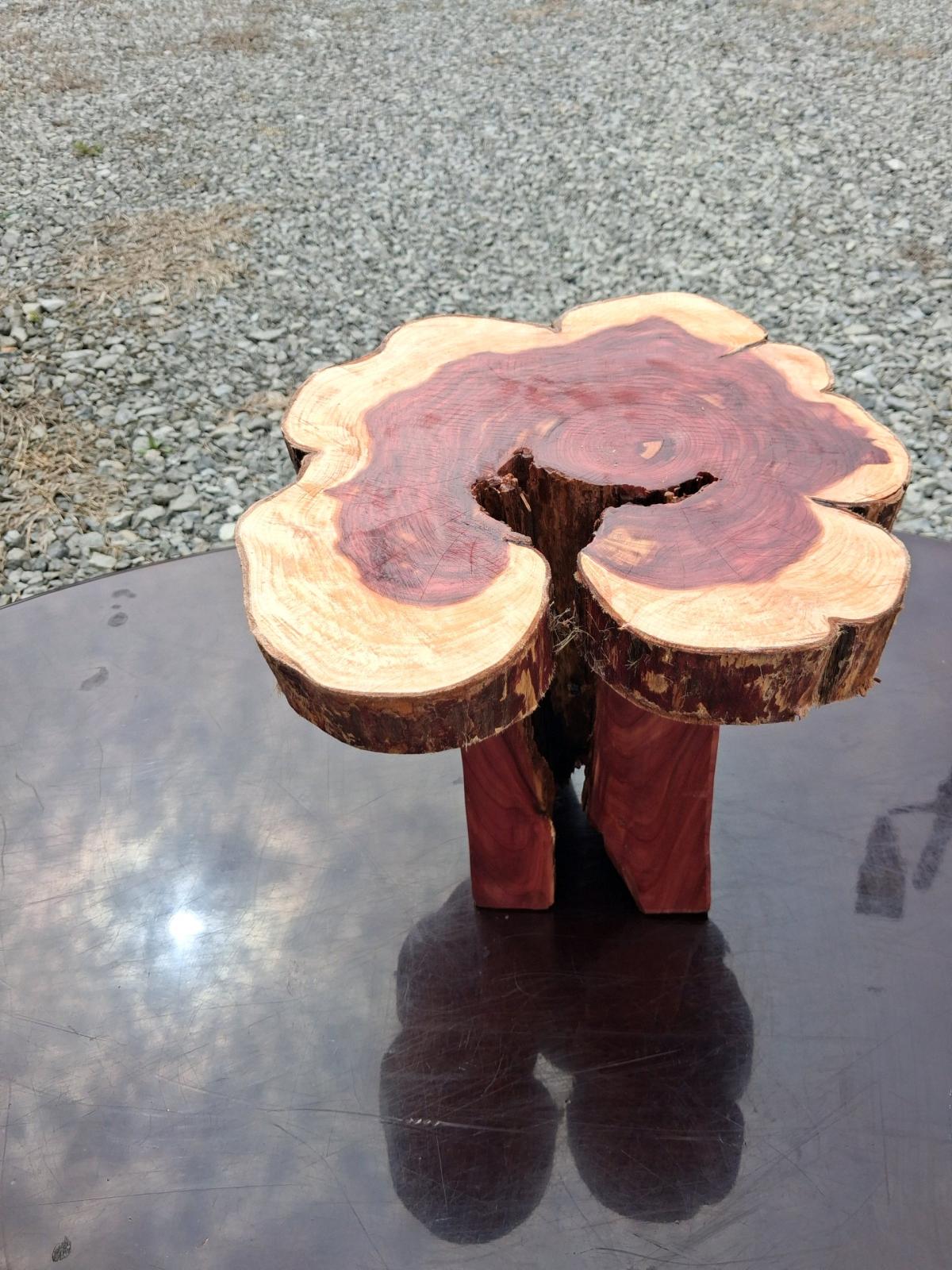 Handcrafted cedar footstools - Madisonville, Tennessee - FleaMarketBay