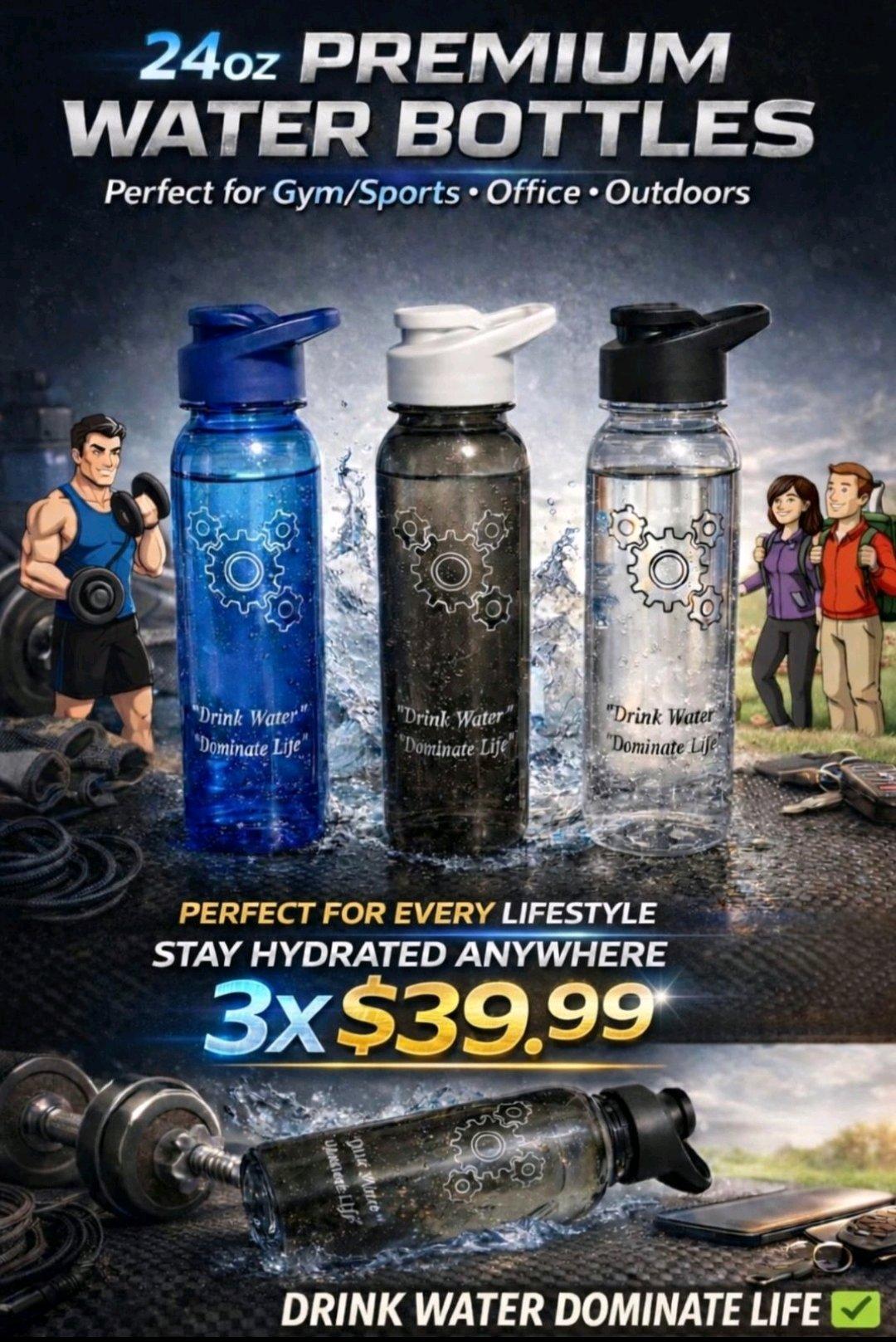 Premium Water Bottle X3 - Clifton, New Jersey
