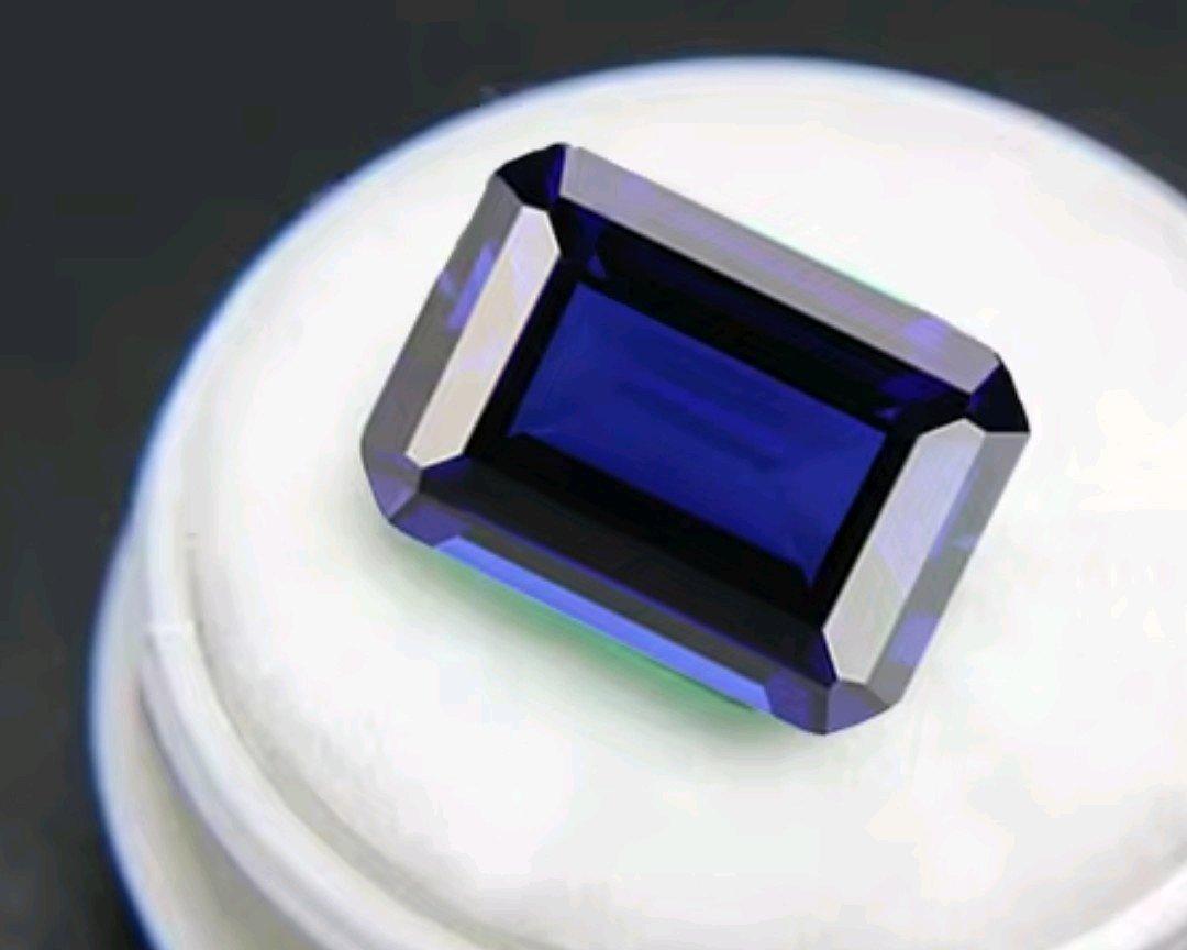 RARE NATURAL ONE 1 STONE  SAPPHIRE AMIRALD GEMSTONE DIY GEM - Brooklyn, New York - FleaMarketBay