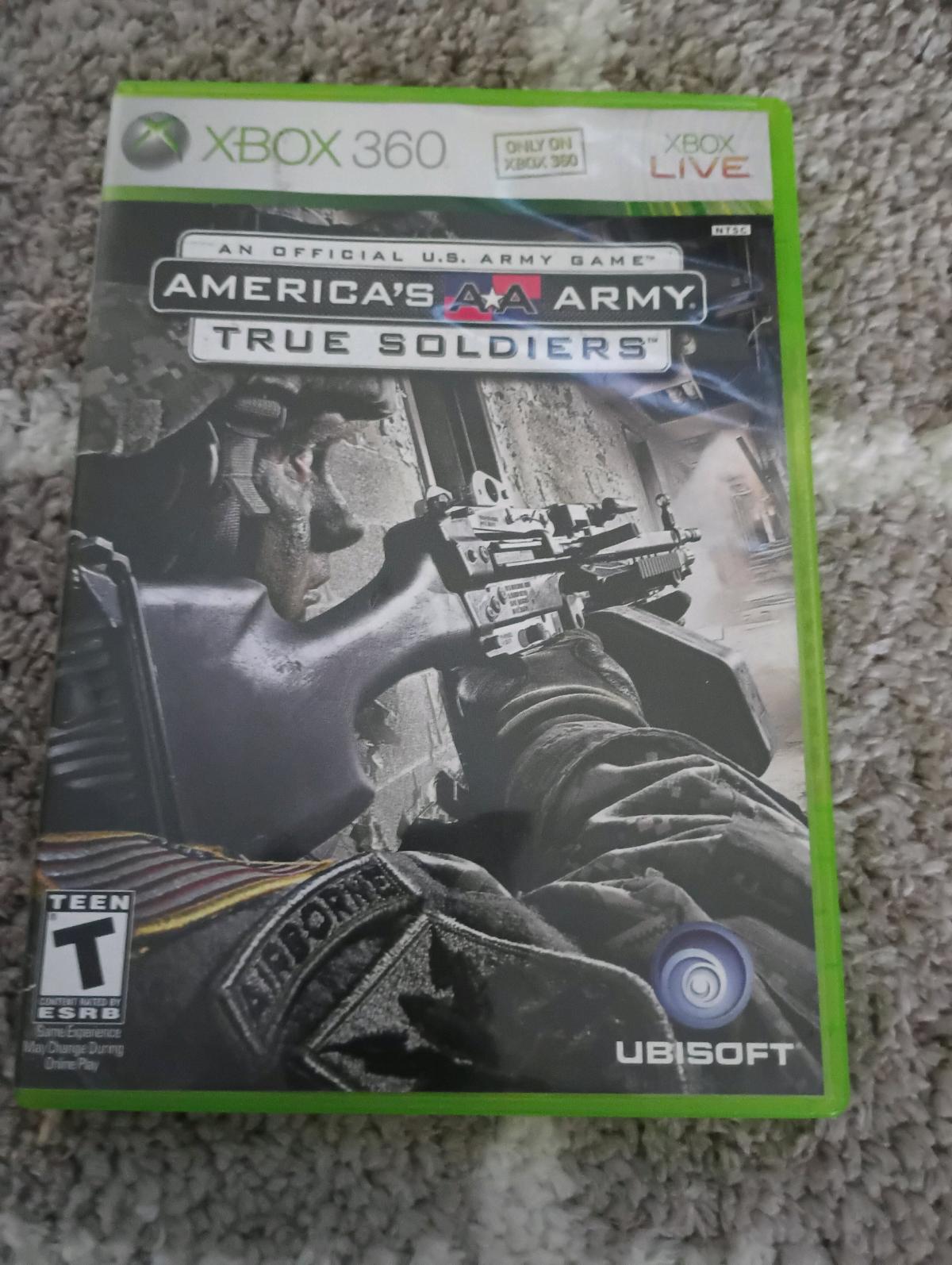 XBOX 360 live AMERICAS ARMY TRUE SOLDIER