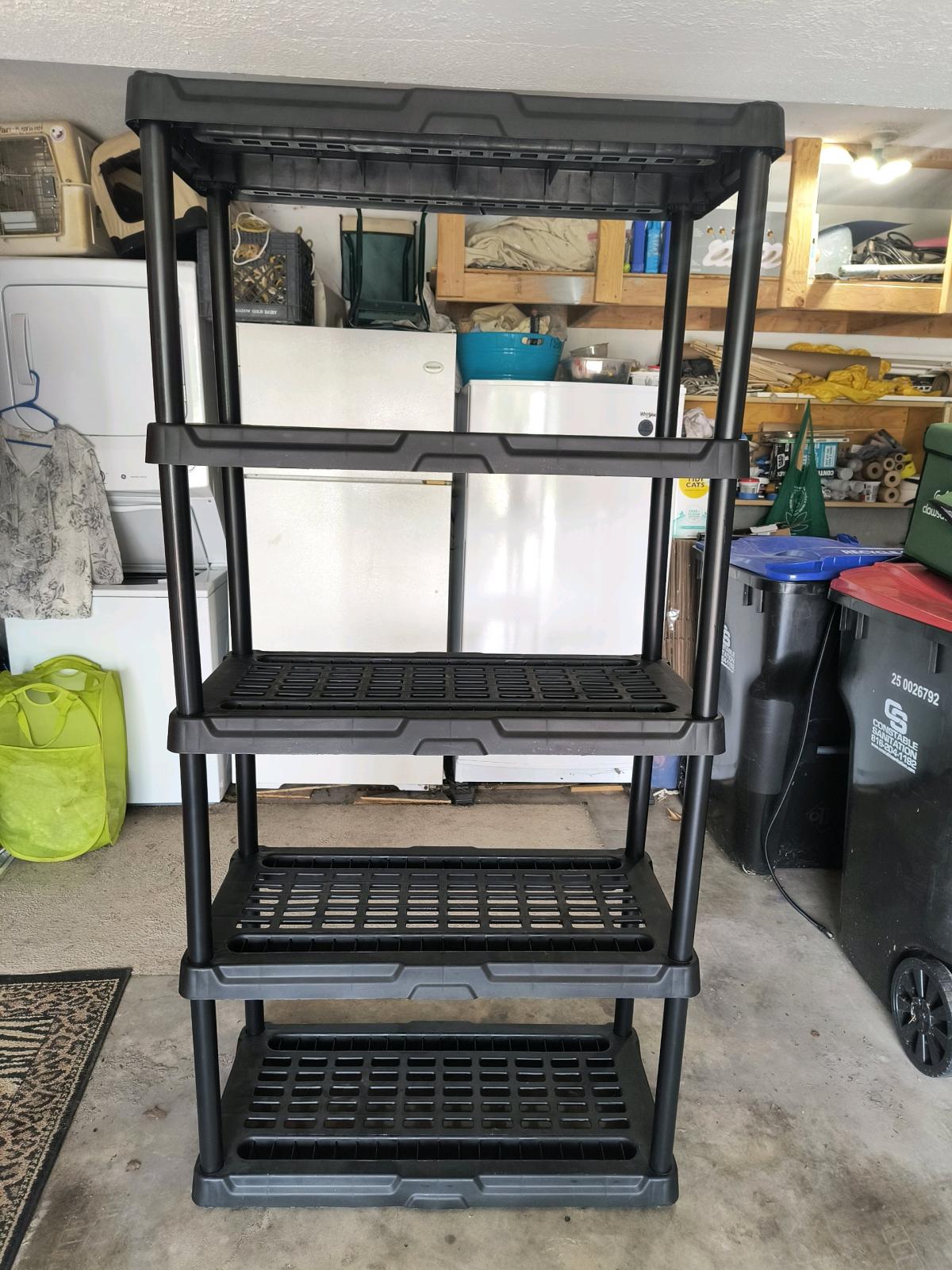 5 Shelf Storage Shelves - Warrensburg, Missouri - FleaMarketBay