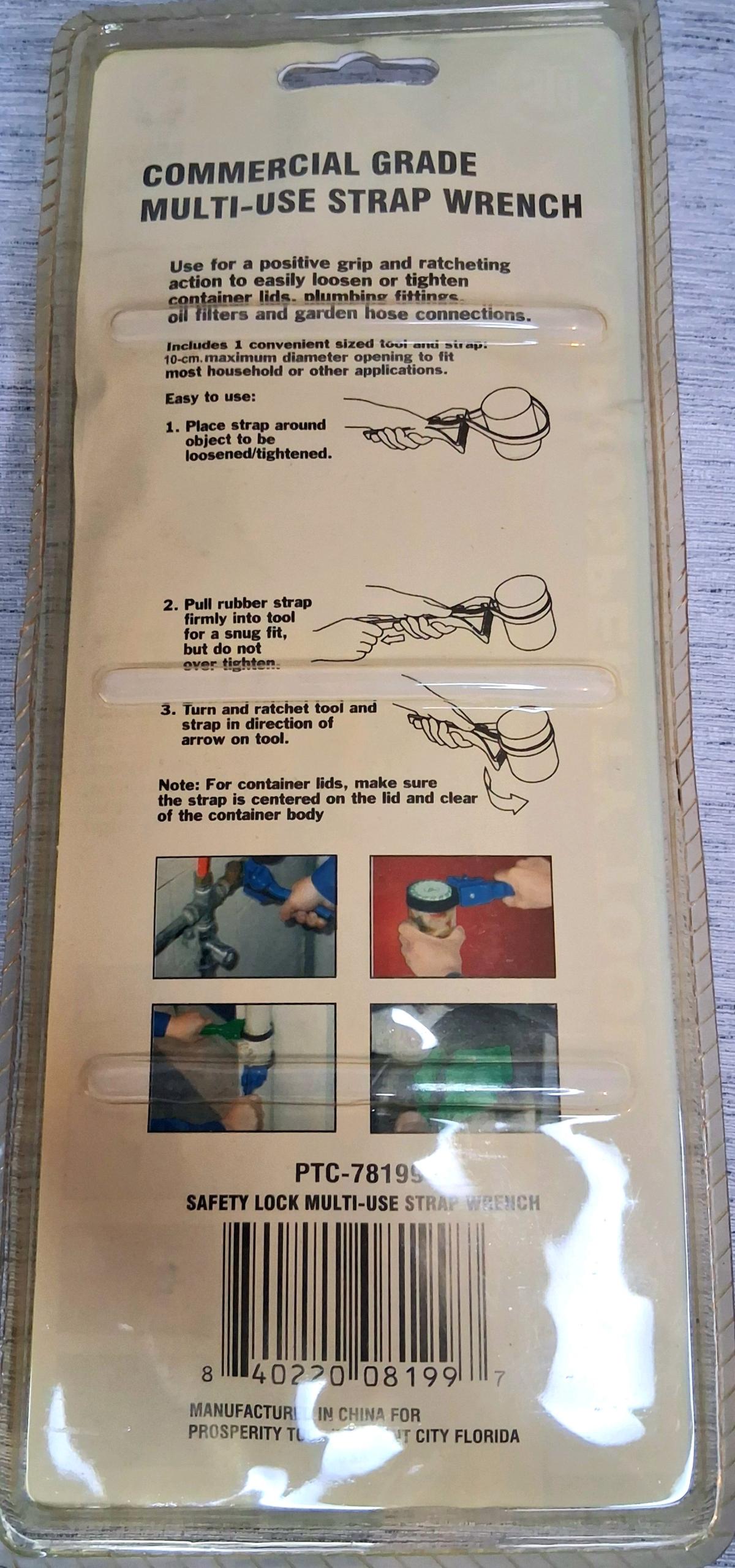 Commercial Grade Multiuse Strap Wrench - Spring Hill, Florida - FleaMarketBay