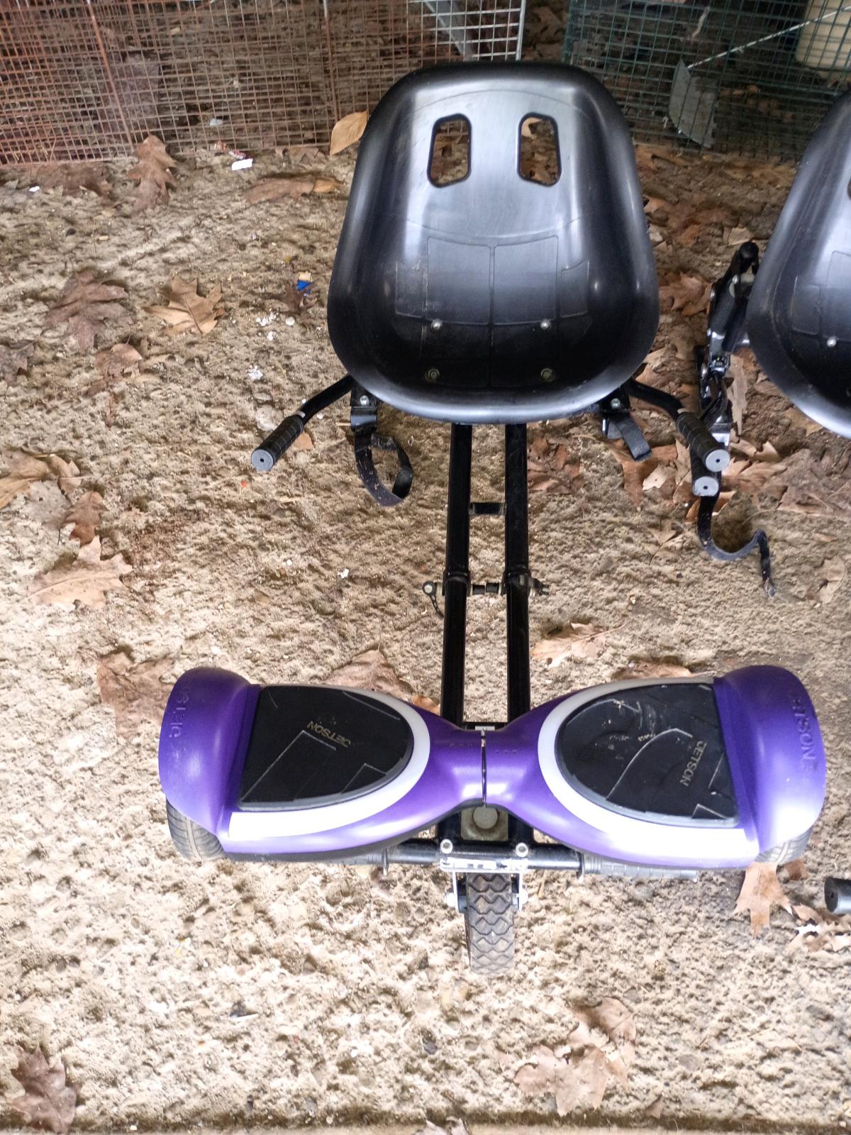 2 working jetson hoverboard with kart - Hermitage, Pennsylvania - FleaMarketBay