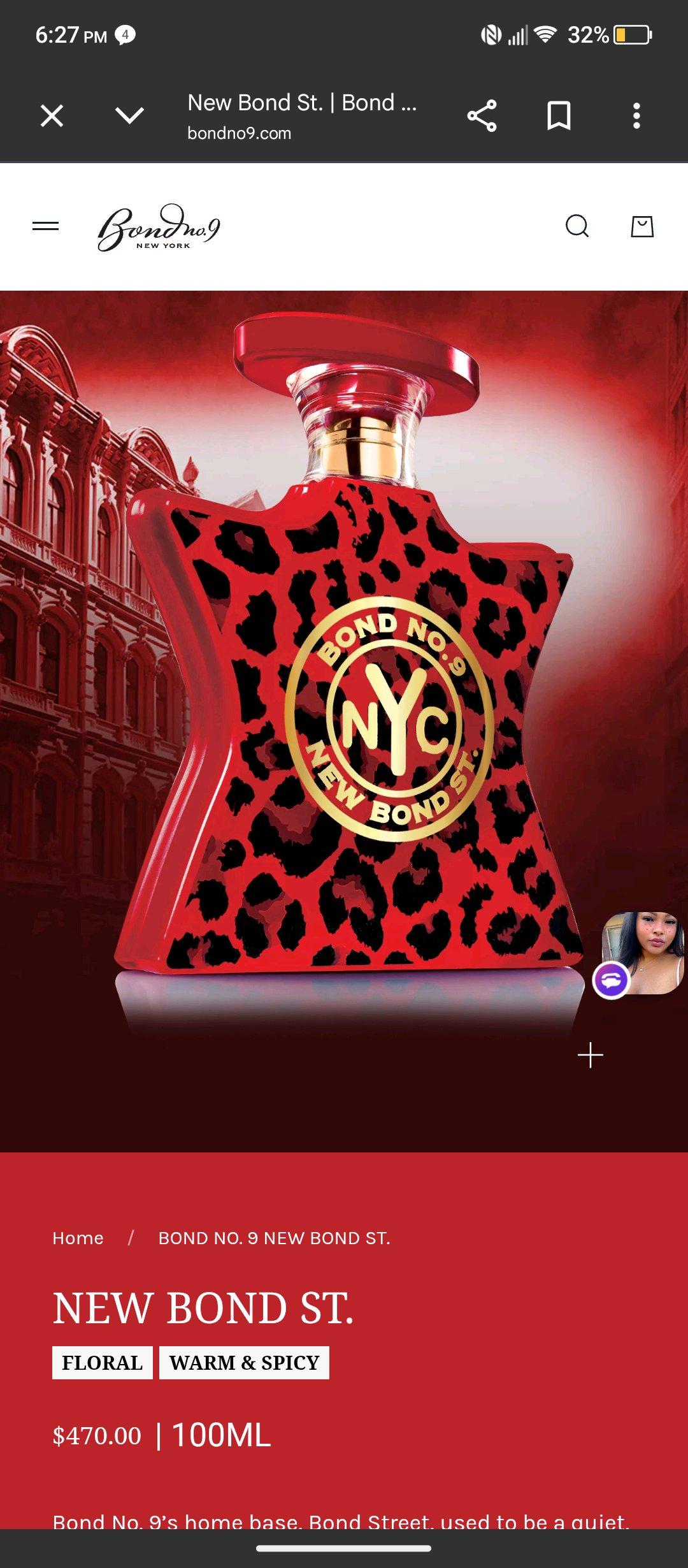 Bond Number 9 New Bond St 3 FL Oz - Kenner, Louisiana - FleaMarketBay