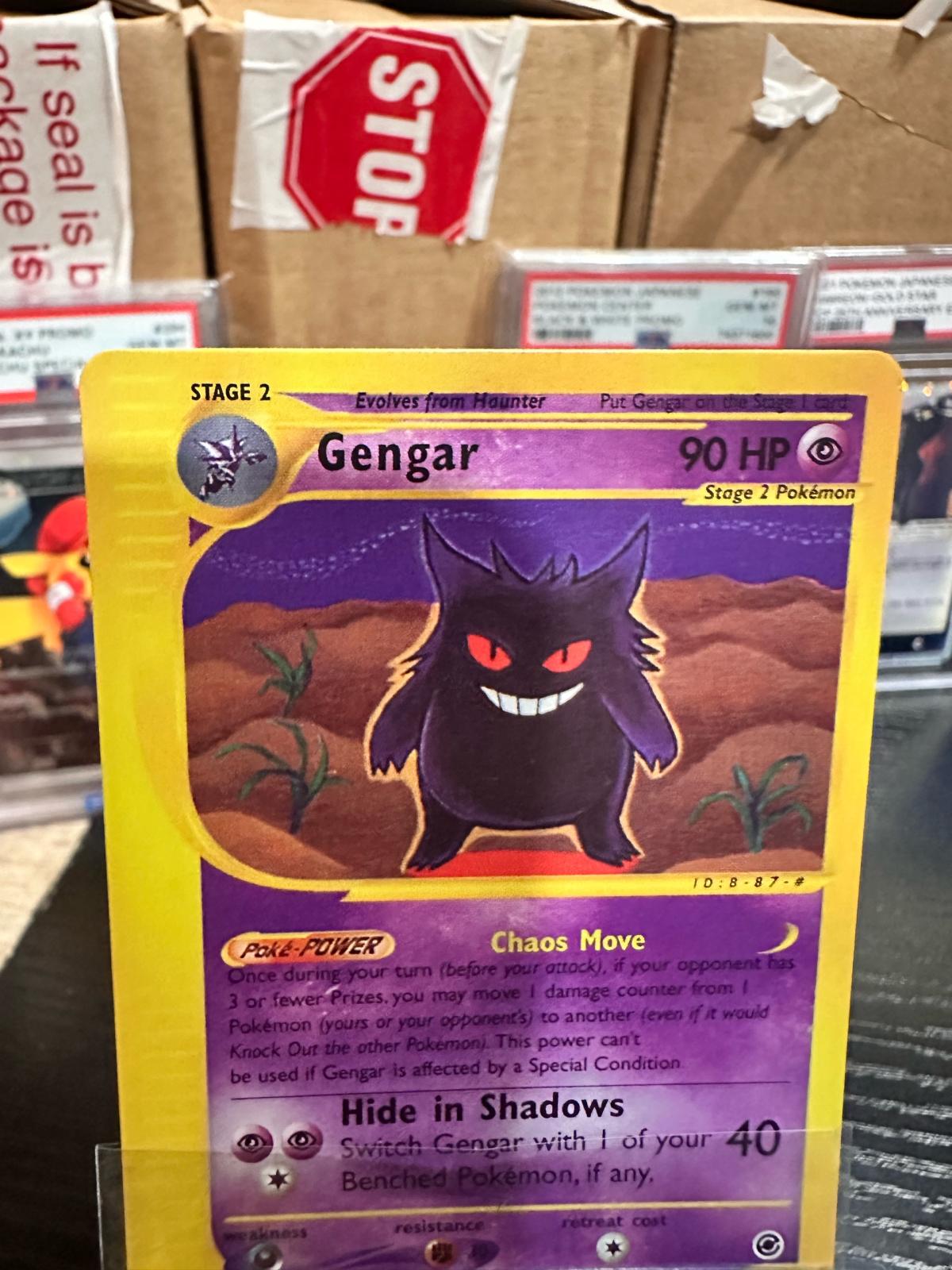 Pokemon Gengar Non Holo Pokemon Expedition - Steger, Illinois - FleaMarketBay